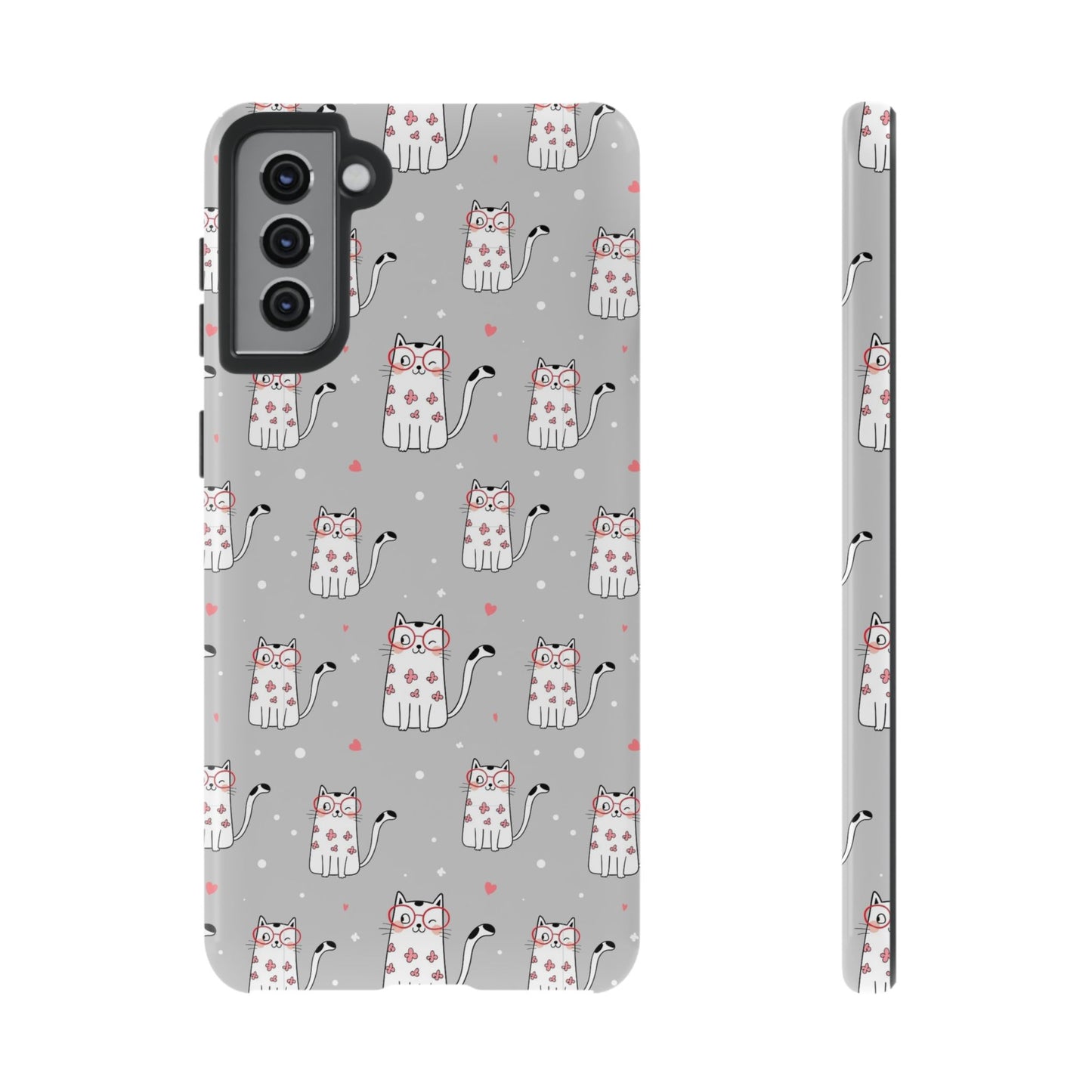 Durable Tough Phone Case, Stylish Glossy Cover, Trendy Cute Design, Perfect for Smartphone Use