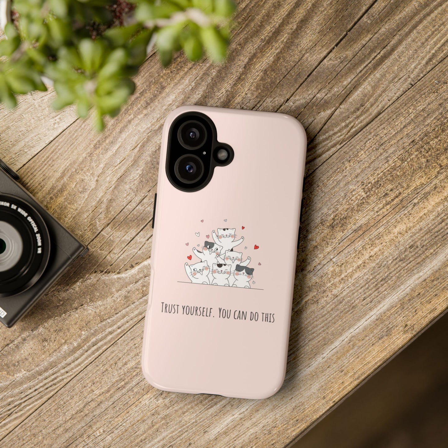 Tough Phone Case, Stylish Glossy Finish, Durable Design, Cute and Trendy Cover for Smartphones