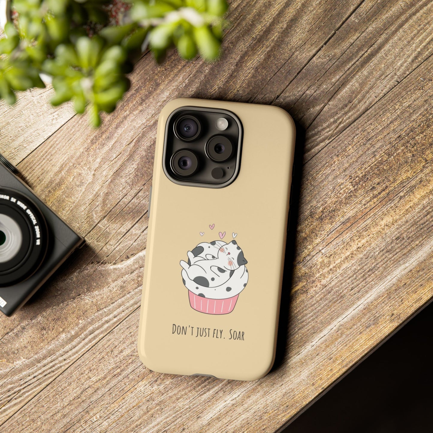 Tough Phone Case, Glossy Cute Design, Durable and Stylish, Trendy Smartphone Cover for Daily Use