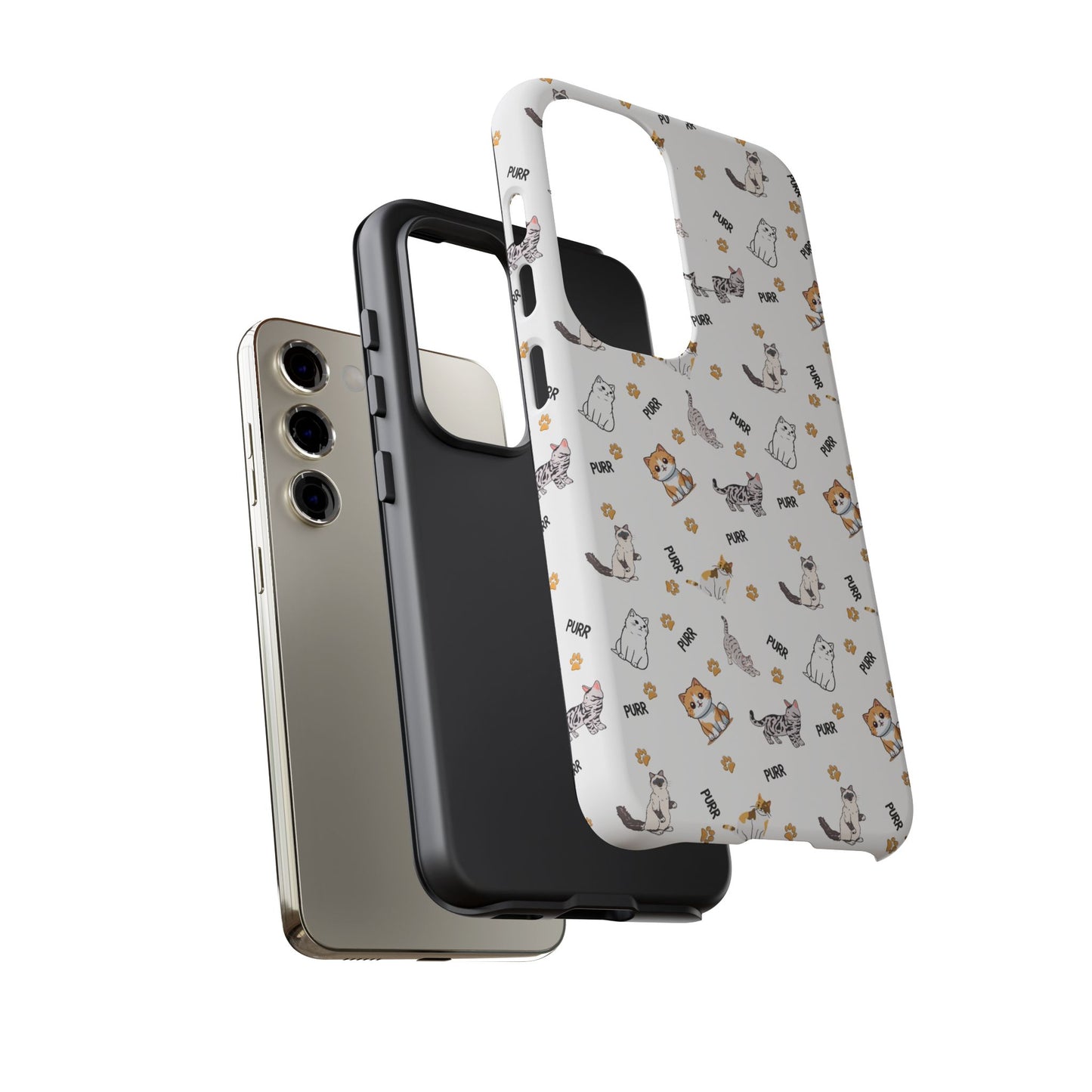 Tough Phone Case, Glossy Finish, Trendy and Cute, Durable Smartphone Protection for Daily Us
