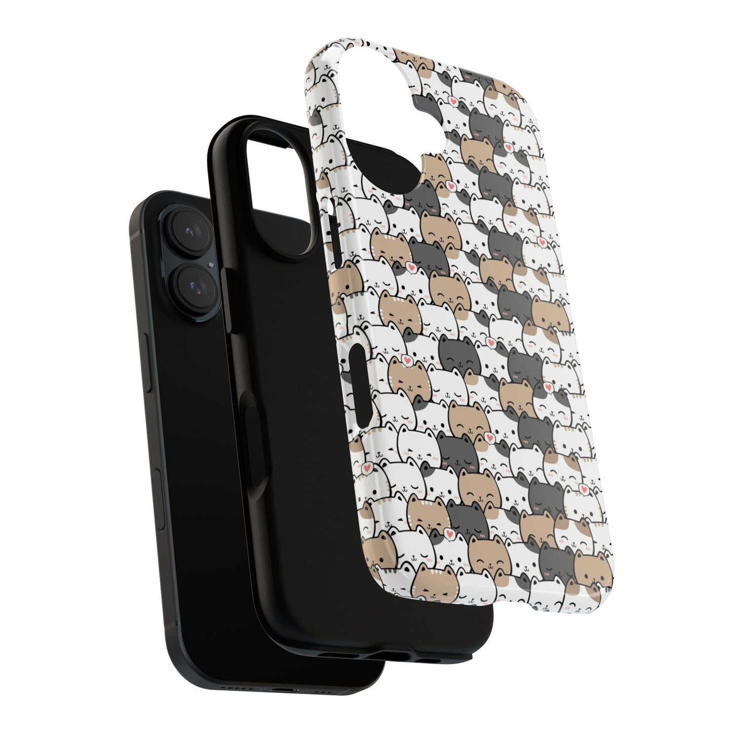 Tough Phone Case, Glossy Cute Finish, Durable and Stylish Design, Trendy Smartphone Protection