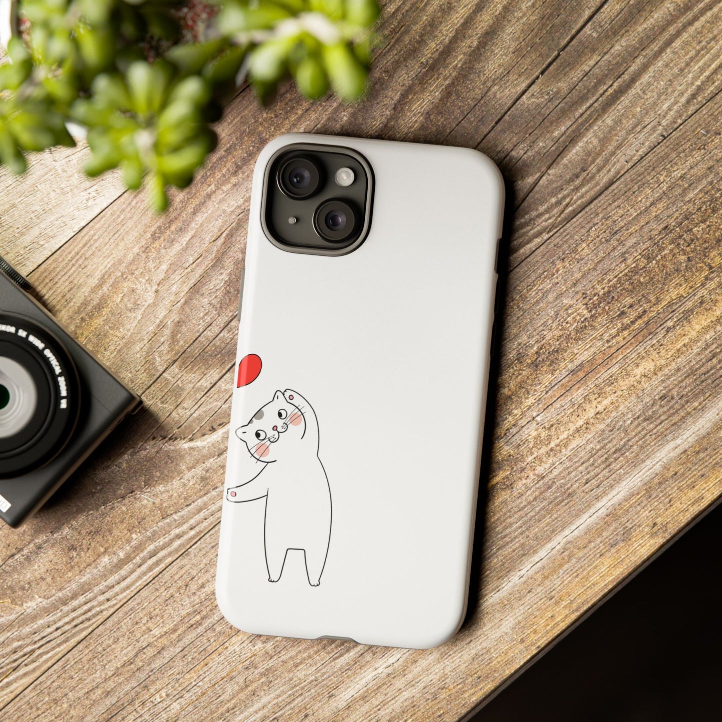 Tough Phone Case, Cute and Stylish Design, Durable Glossy Finish, Trendy Smartphone Protection for Daily Use