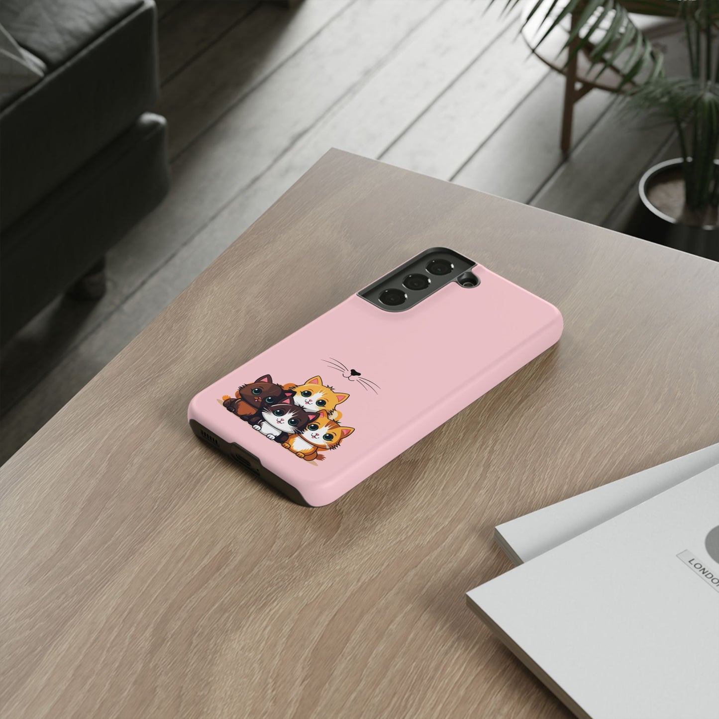Durable Tough Phone Case, Glossy Stylish Finish, Trendy and Cute Design, Fashionable Everyday Smartphone Cover