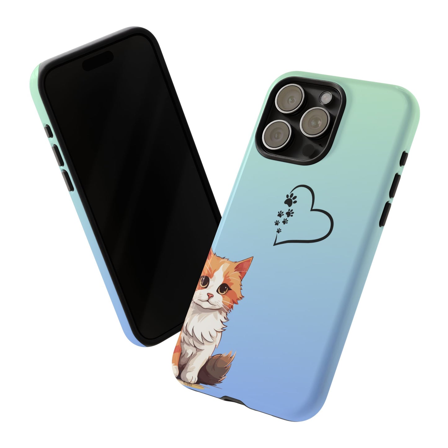 Trendy Tough Phone Case, Glossy Finish, Durable and Stylish, Cute Design for Smartphone Protection