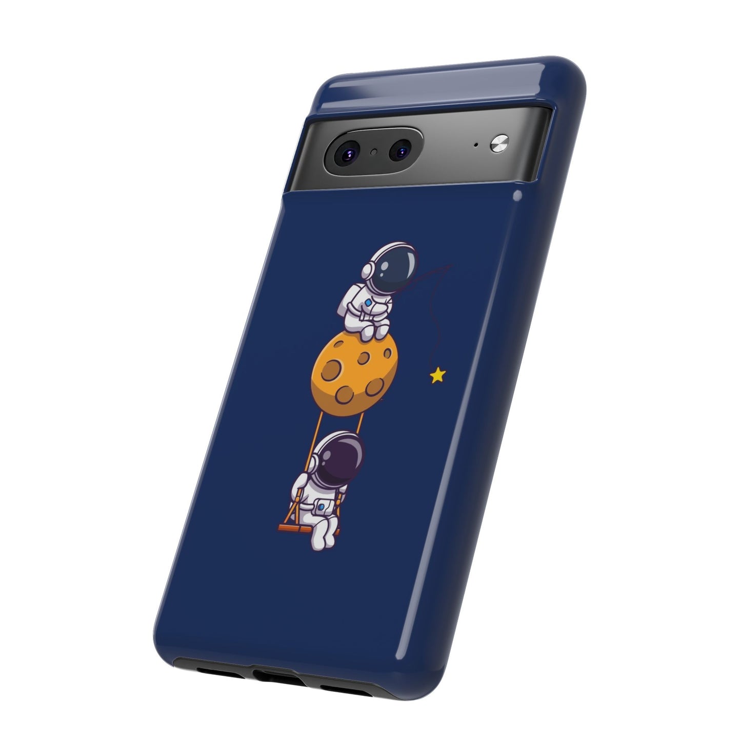 Astronaut Adventure Phone Case - Galaxy Design with Space Explorers