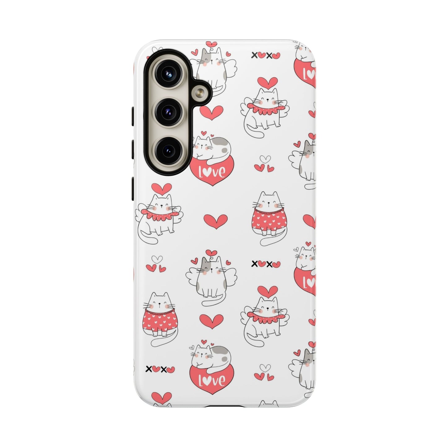 Durable Tough Phone Case, Trendy Glossy Cover, Stylish Cute Design, Perfect for Smartphone Protection
