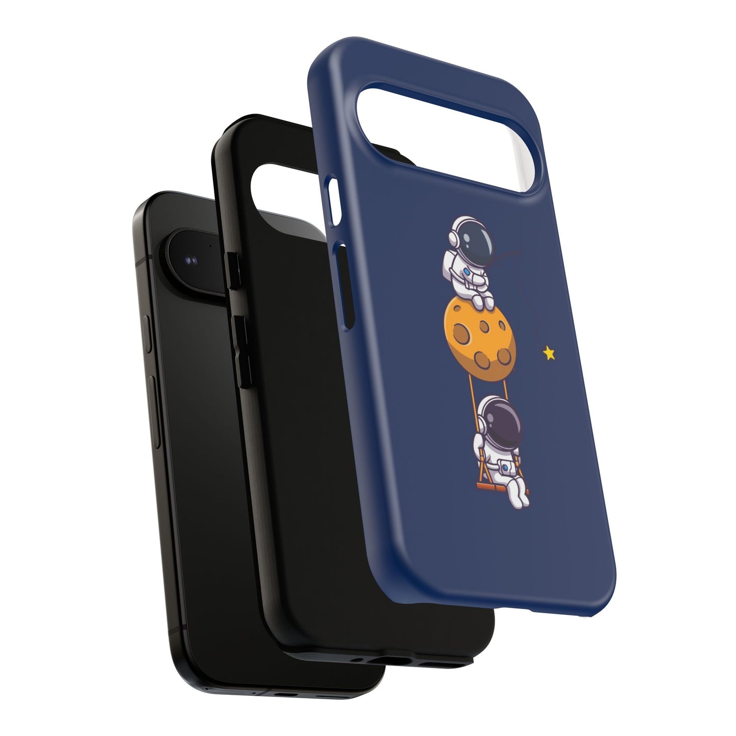 Astronaut Adventure Phone Case - Galaxy Design with Space Explorers