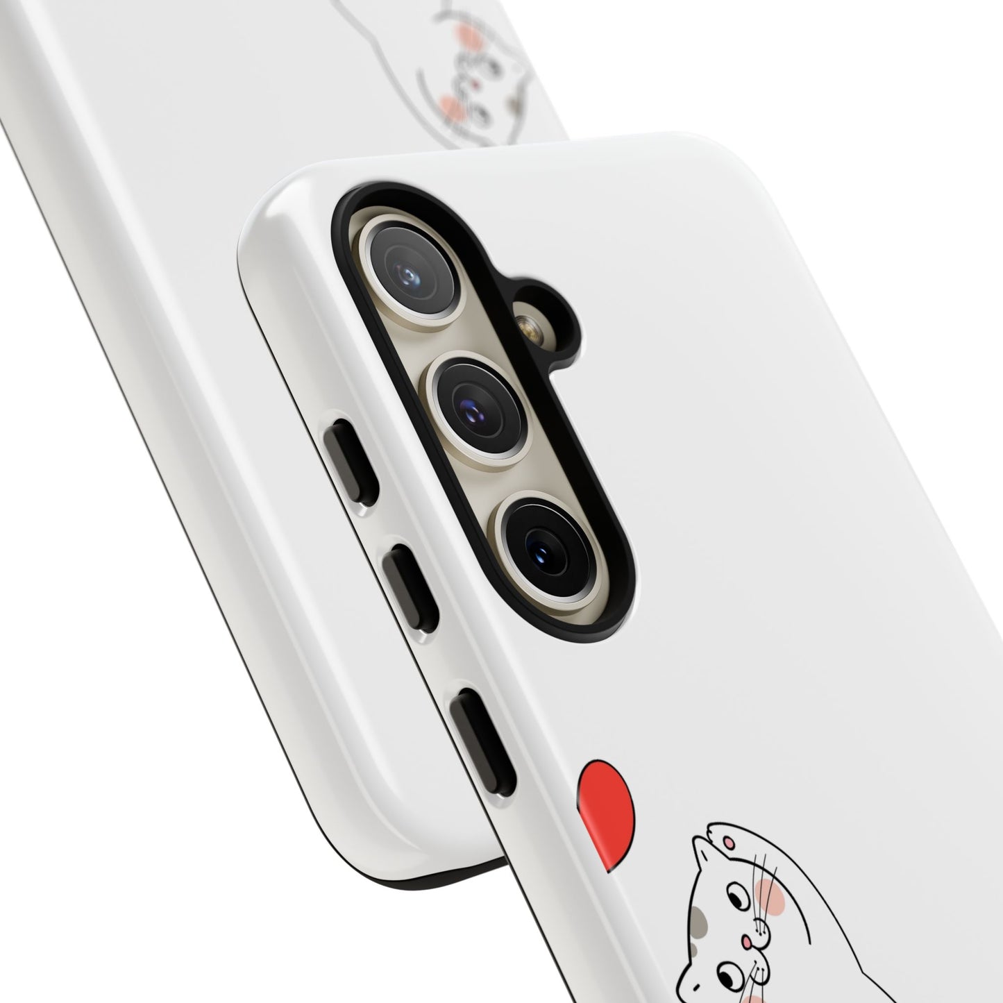 Tough Phone Case, Cute and Stylish Design, Durable Glossy Finish, Trendy Smartphone Protection for Daily Use
