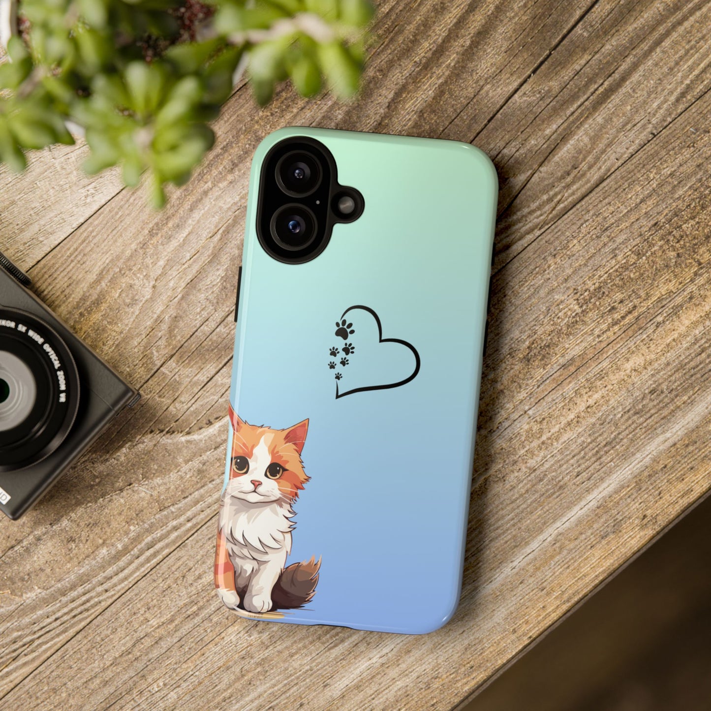 Trendy Tough Phone Case, Glossy Finish, Durable and Stylish, Cute Design for Smartphone Protection