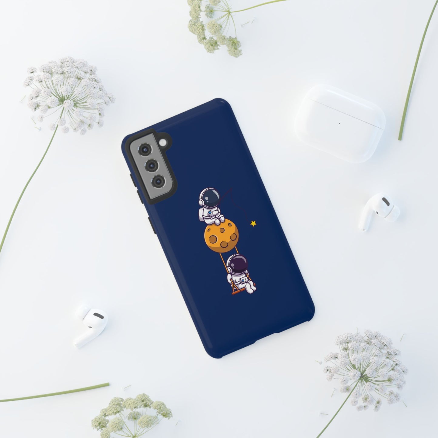 Astronaut Adventure Phone Case - Galaxy Design with Space Explorers