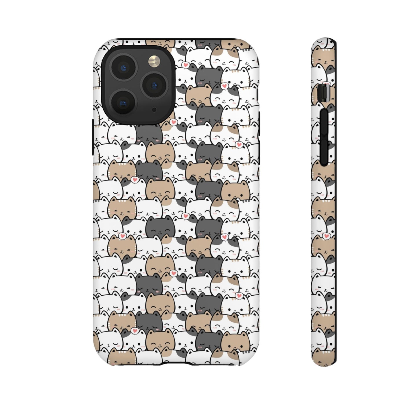 Tough Phone Case, Glossy Cute Finish, Durable and Stylish Design, Trendy Smartphone Protection