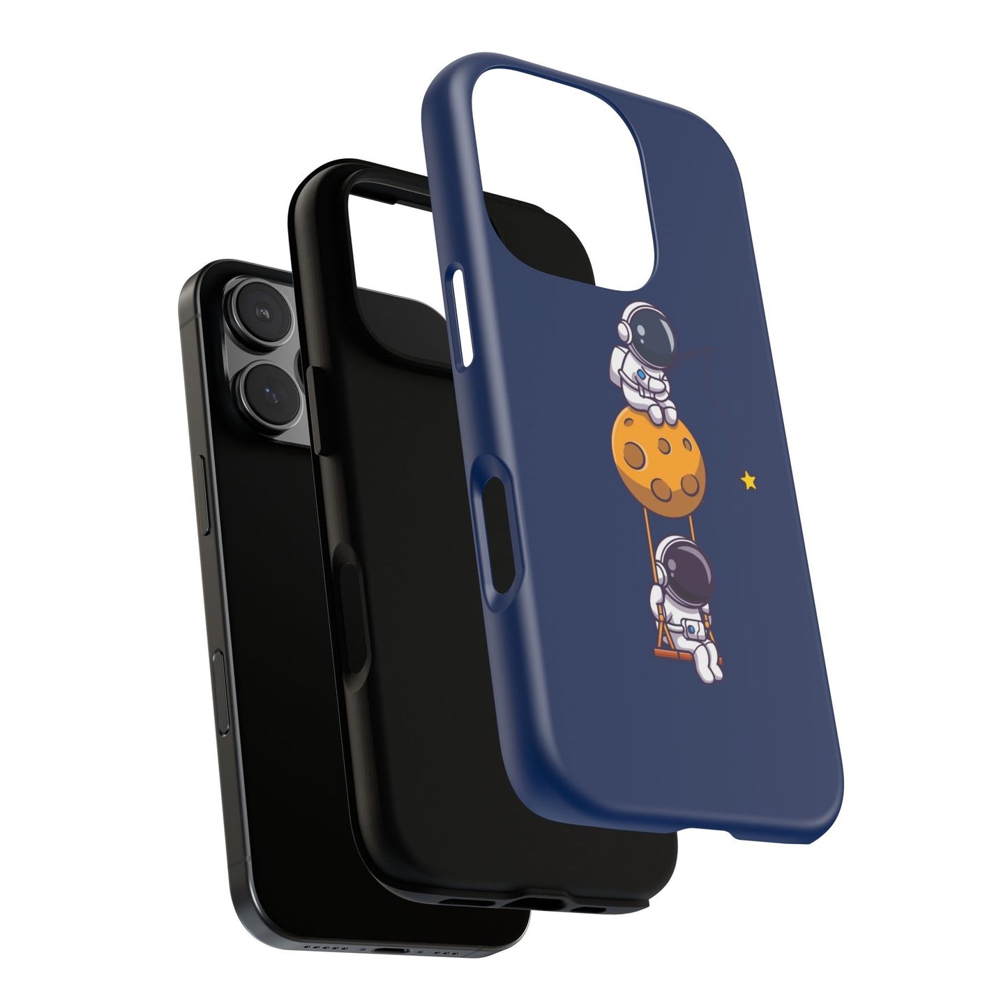 Astronaut Adventure Phone Case - Galaxy Design with Space Explorers