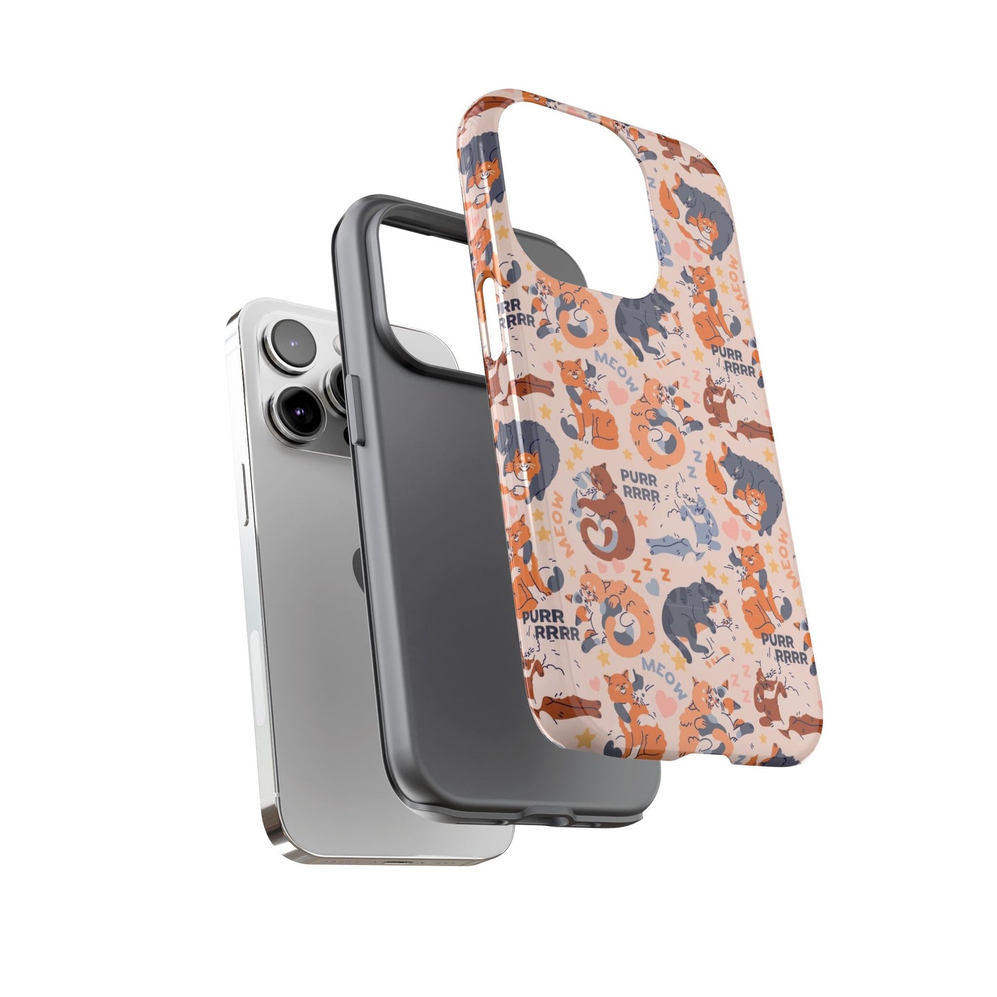 Durable Tough Phone Case, Trendy Cute Glossy Design, Stylish Smartphone Protection for Everyday Use