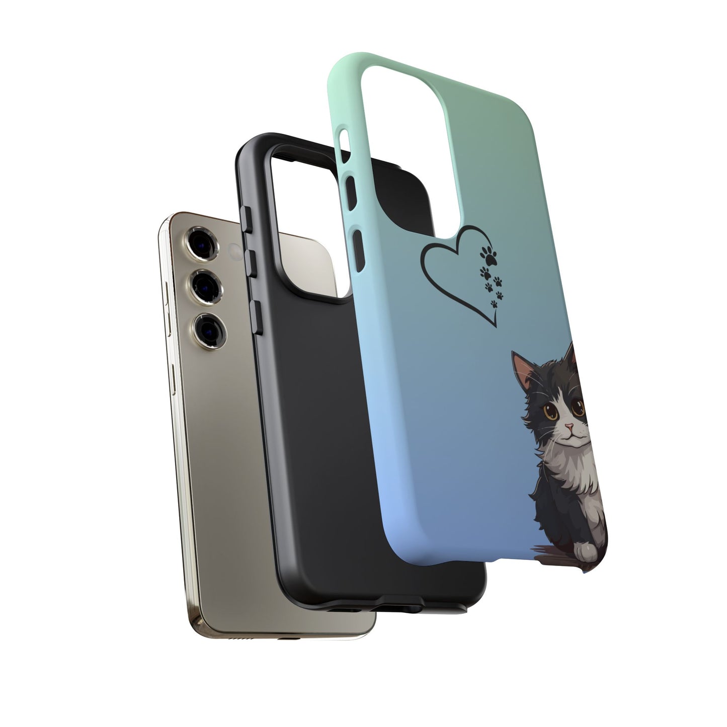Tough Phone Case, Cute and Stylish Glossy Finish, Trendy Durable Design, Smartphone Protection