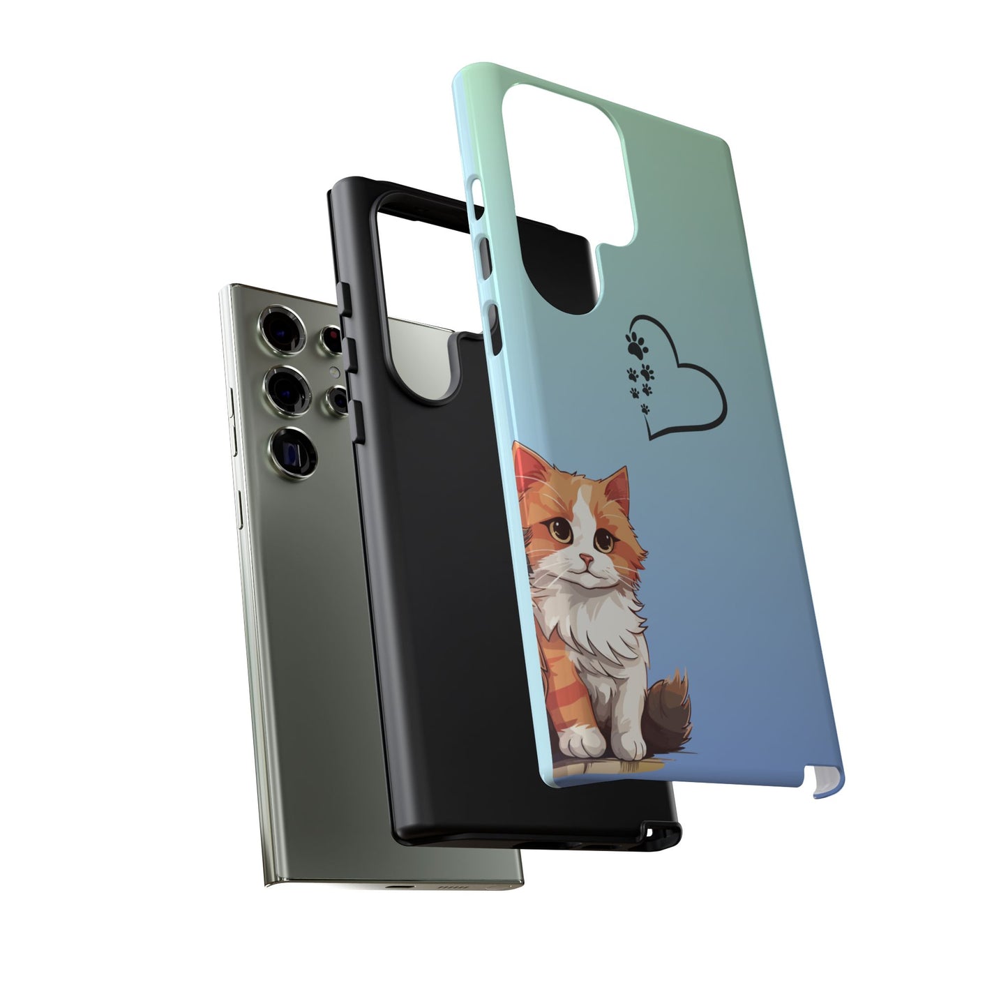 Trendy Tough Phone Case, Glossy Finish, Durable and Stylish, Cute Design for Smartphone Protection