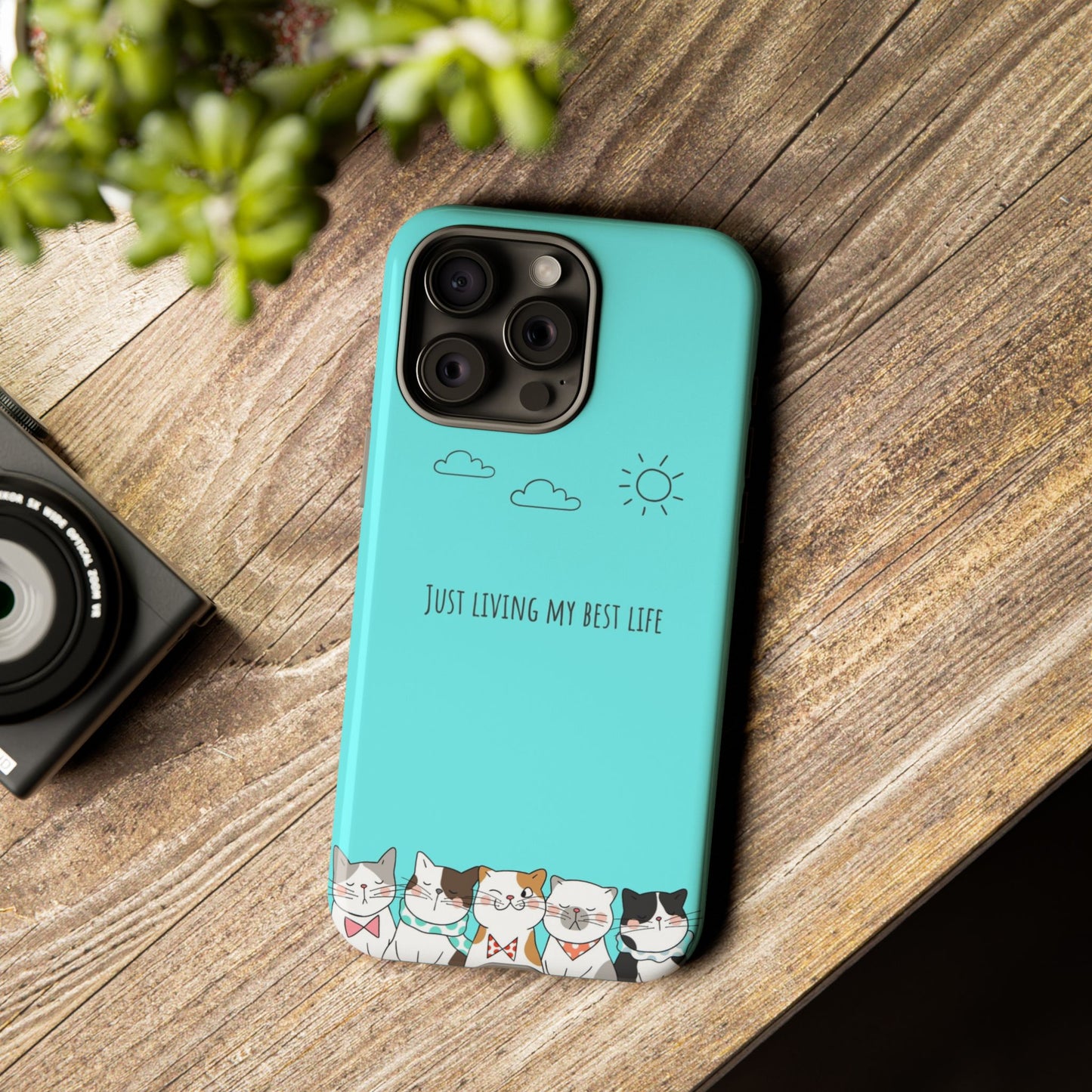 Durable Tough Phone Case, Stylish Trendy Glossy Finish, Cute Design for Smartphone Protection