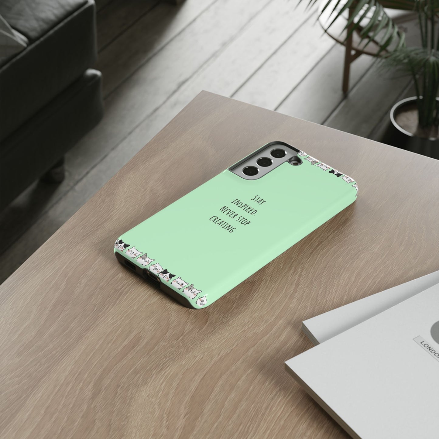 Tough Phone Case, Trendy Durable Glossy Finish, Stylish and Cute Smartphone Cover for Daily Use