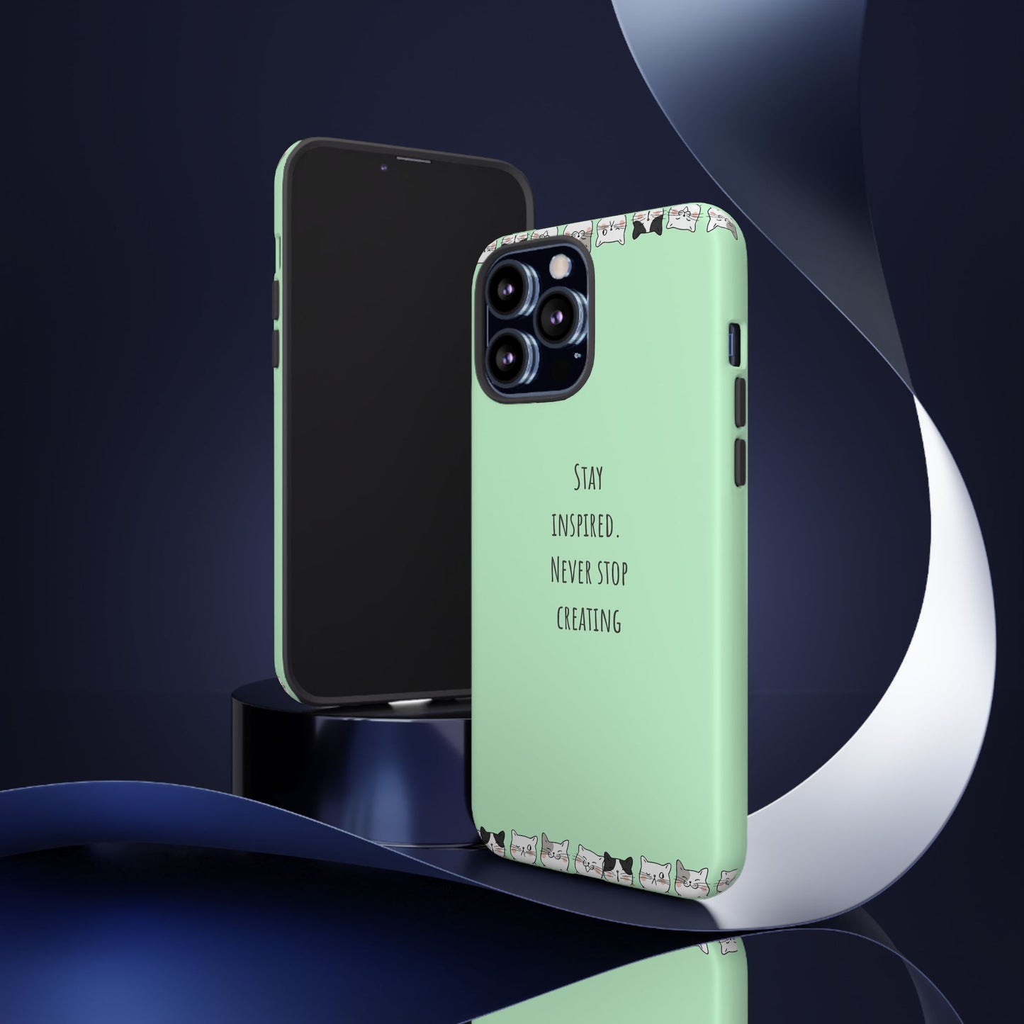 Tough Phone Case, Trendy Durable Glossy Finish, Stylish and Cute Smartphone Cover for Daily Use