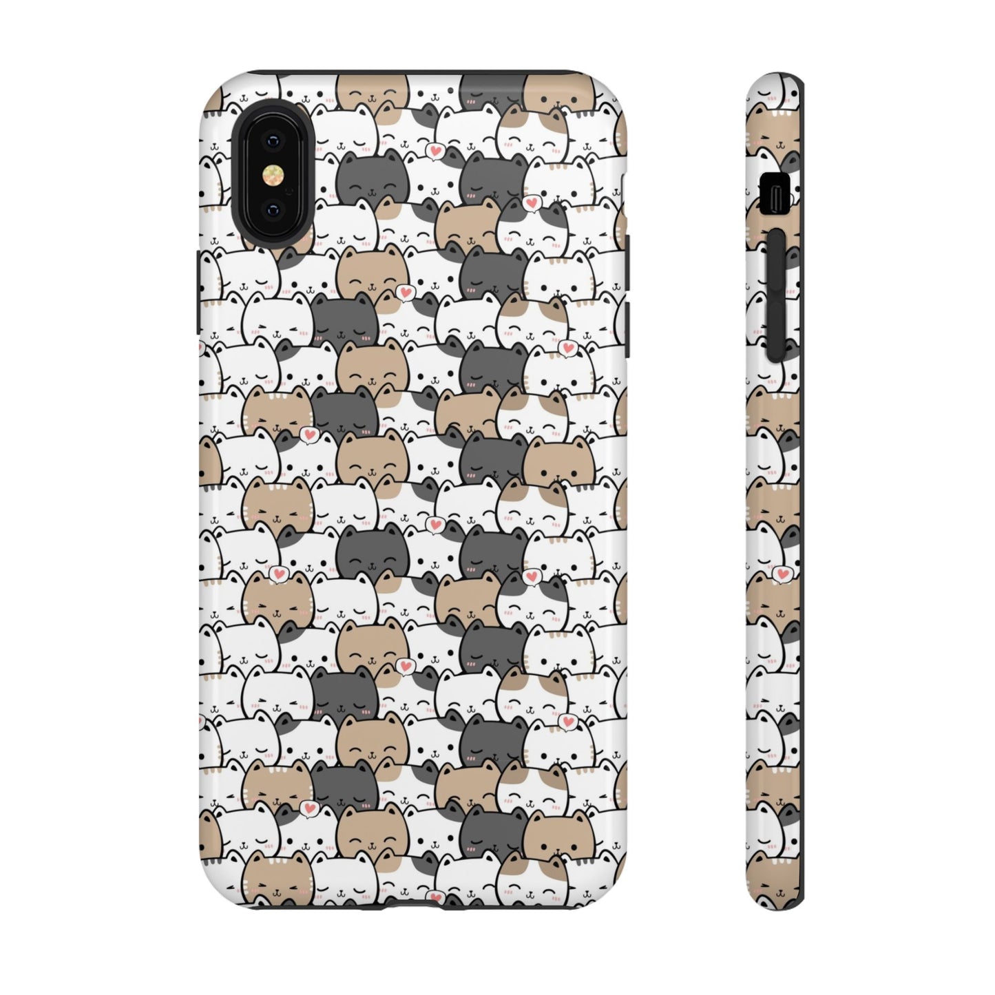 Tough Phone Case, Glossy Cute Finish, Durable and Stylish Design, Trendy Smartphone Protection