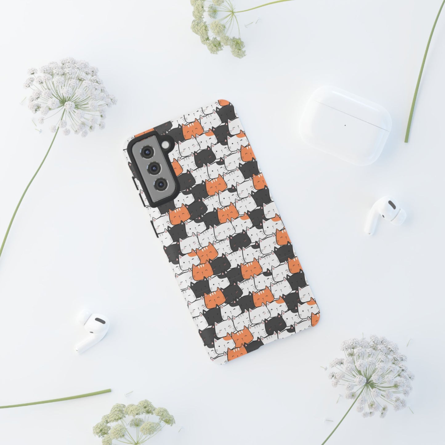 Durable Tough Phone Case, Cute and Stylish Glossy Finish, Trendy Design for Smartphone Protection