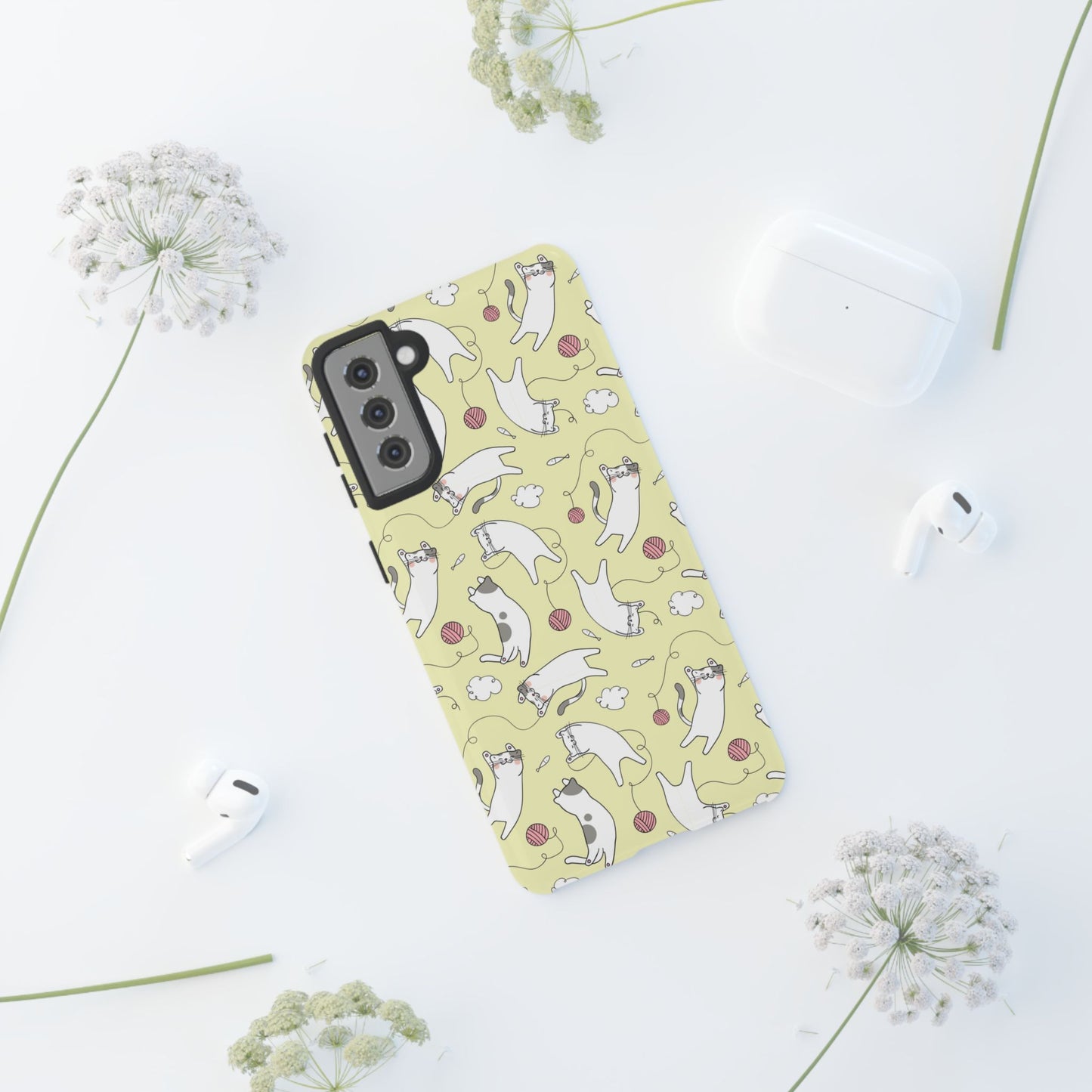 Durable Tough Phone Case, Cute Glossy Cover, Stylish and Trendy Smartphone Protection for Daily Use