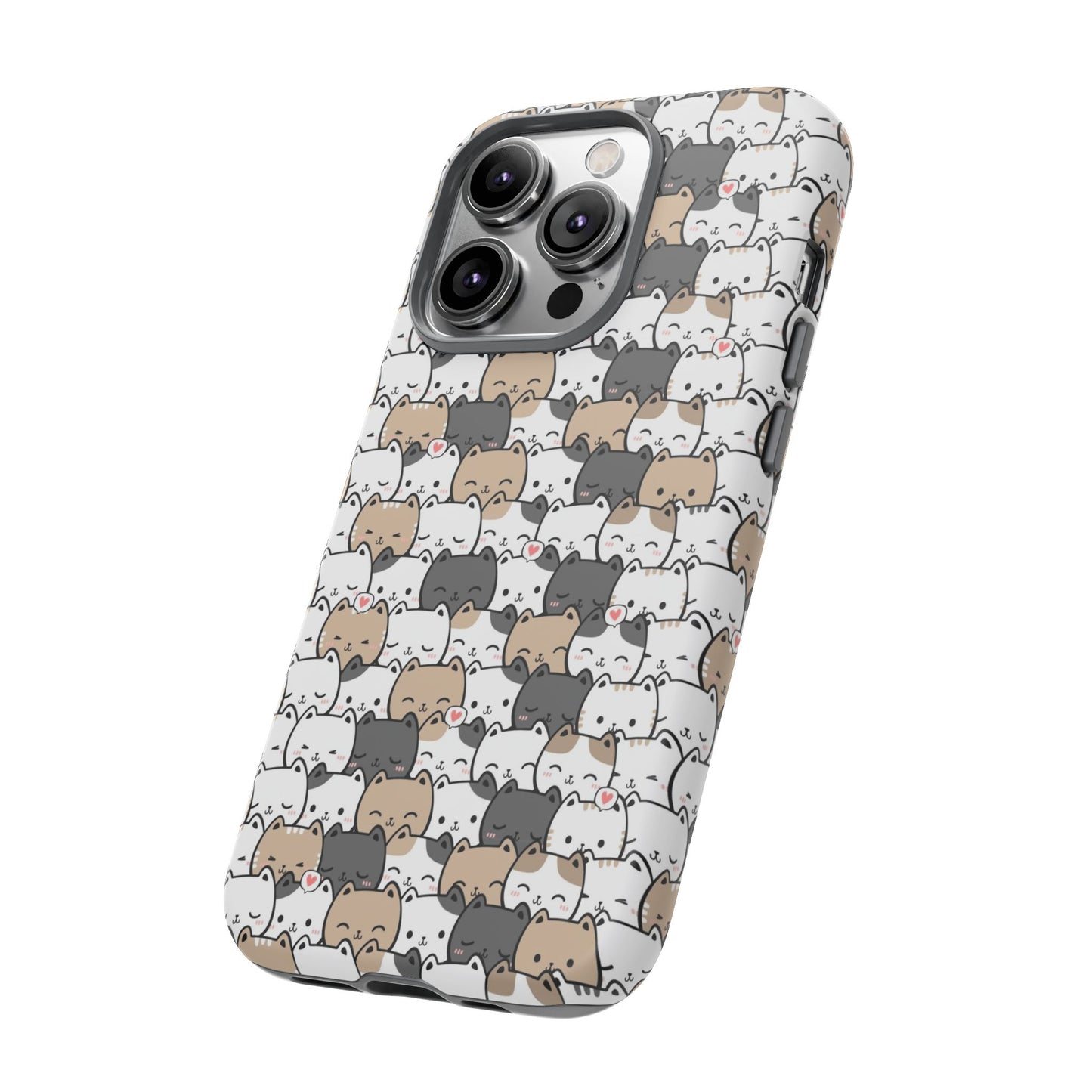 Tough Phone Case, Glossy Cute Finish, Durable and Stylish Design, Trendy Smartphone Protection