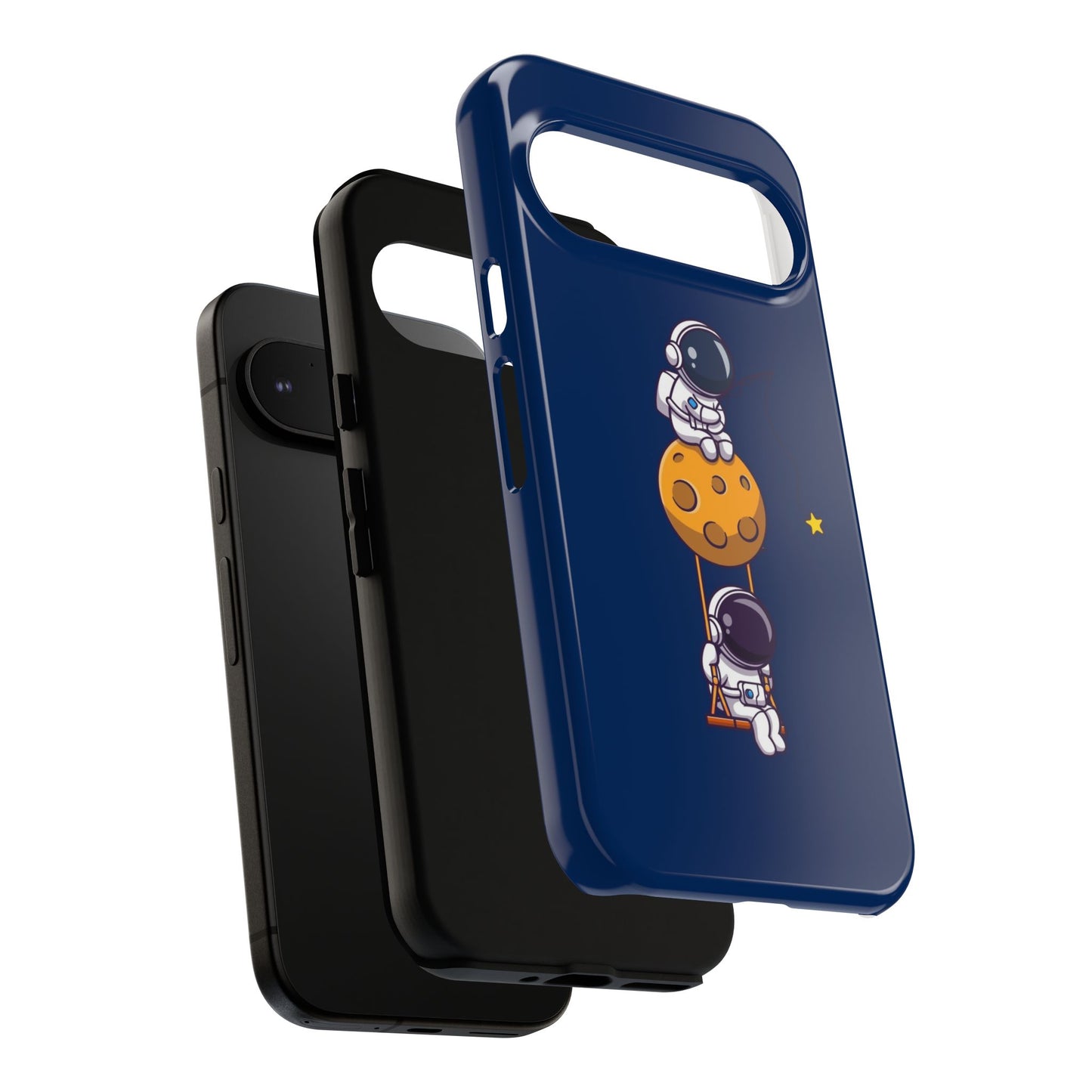 Astronaut Adventure Phone Case - Galaxy Design with Space Explorers