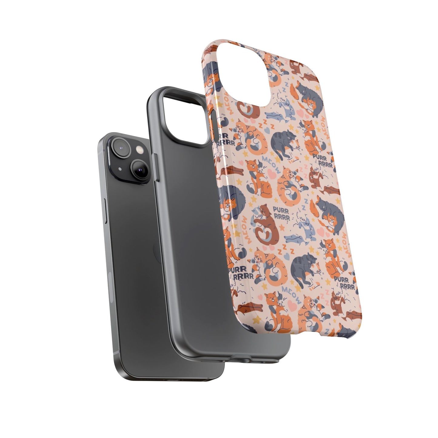 Durable Tough Phone Case, Trendy Cute Glossy Design, Stylish Smartphone Protection for Everyday Use