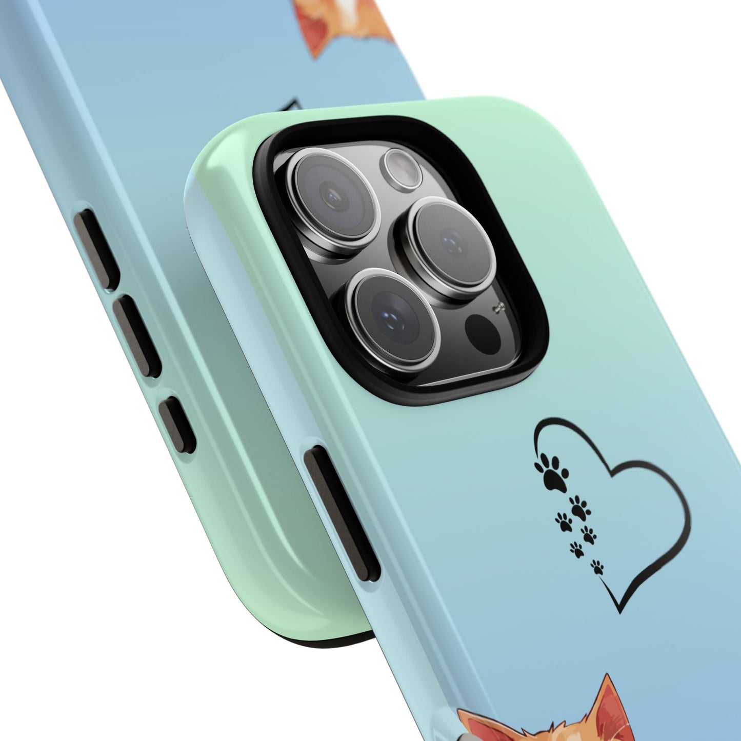 Trendy Tough Phone Case, Glossy Finish, Durable and Stylish, Cute Design for Smartphone Protection
