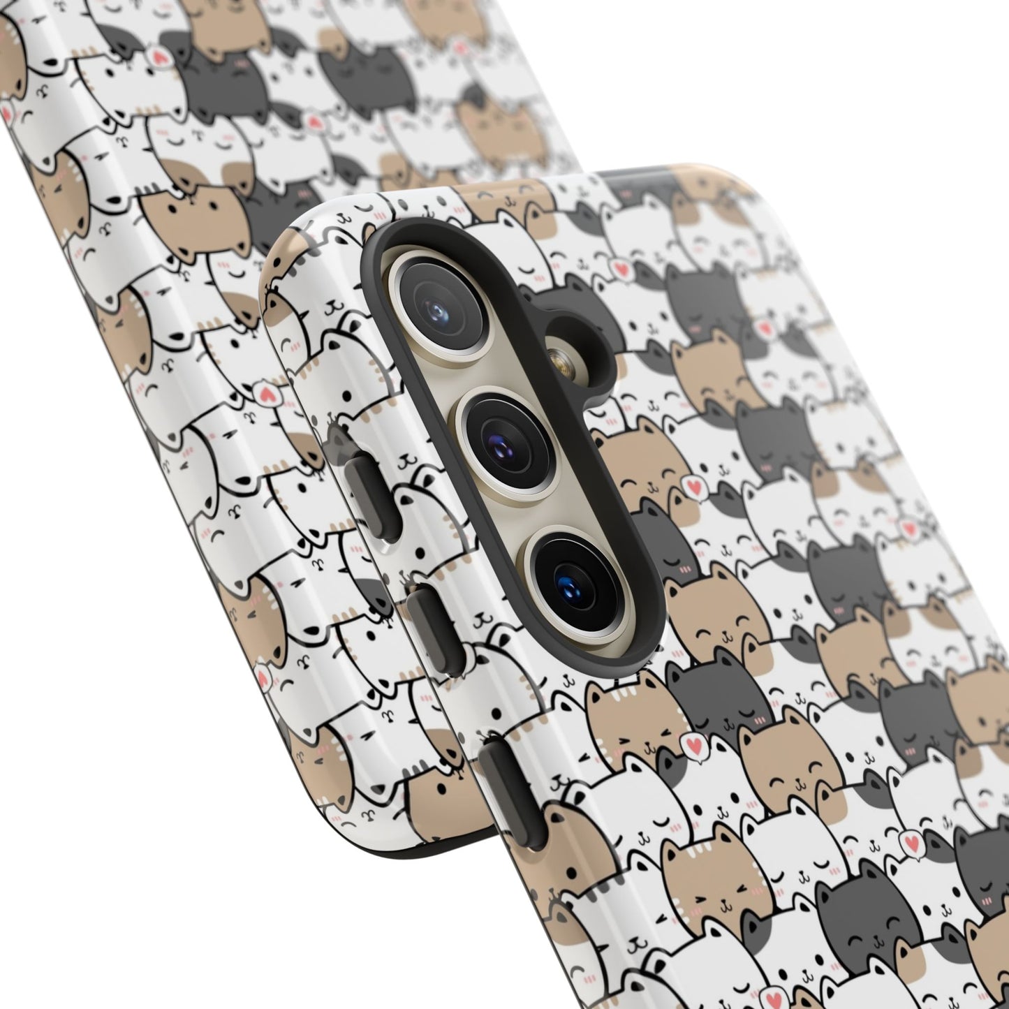 Tough Phone Case, Glossy Cute Finish, Durable and Stylish Design, Trendy Smartphone Protection