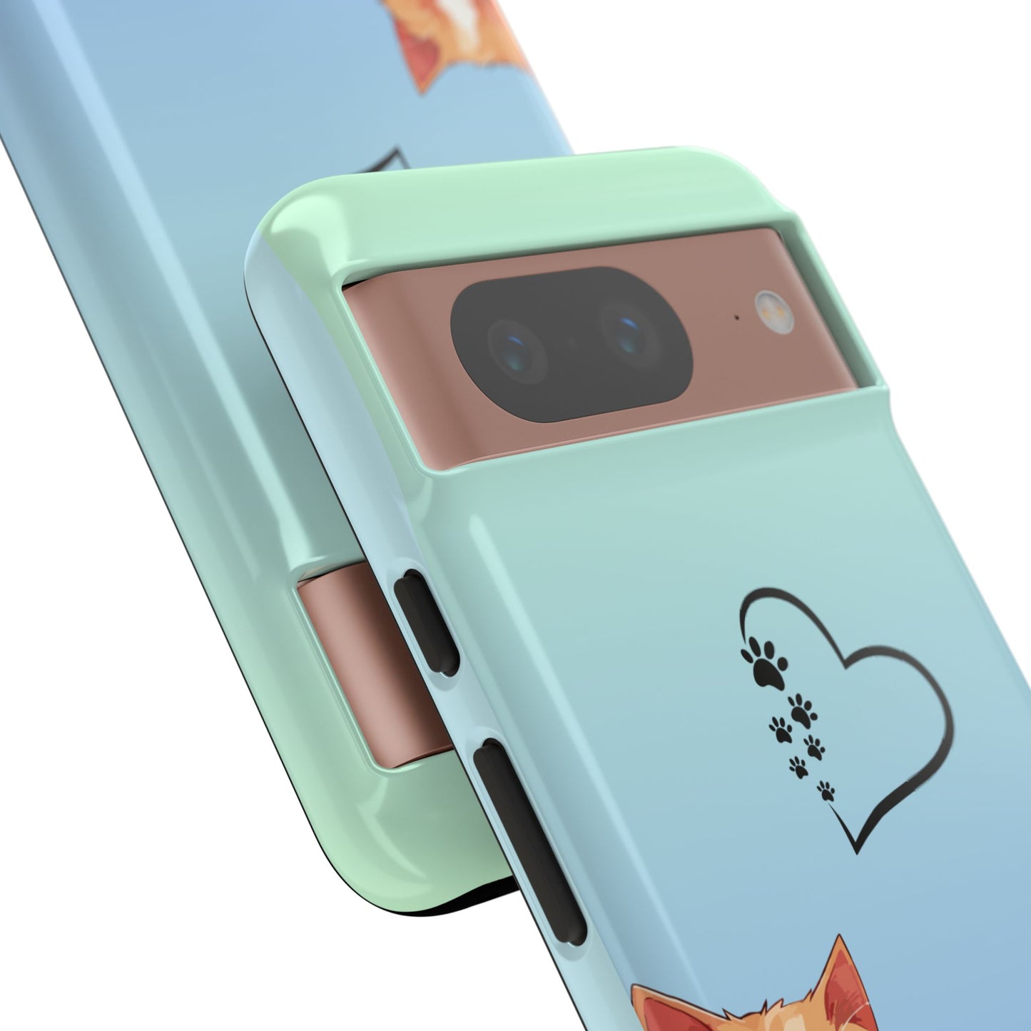 Trendy Tough Phone Case, Glossy Finish, Durable and Stylish, Cute Design for Smartphone Protection