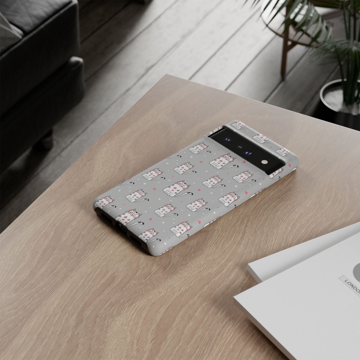 Durable Tough Phone Case, Stylish Glossy Cover, Trendy Cute Design, Perfect for Smartphone Use