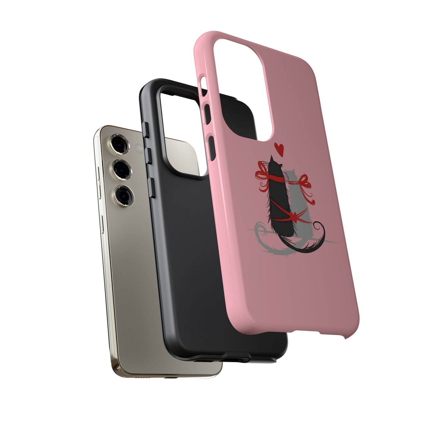 Cute Tough Phone Case, Trendy Glossy Finish, Durable and Fashionable, Stylish Everyday Cover, Smartphone Protection