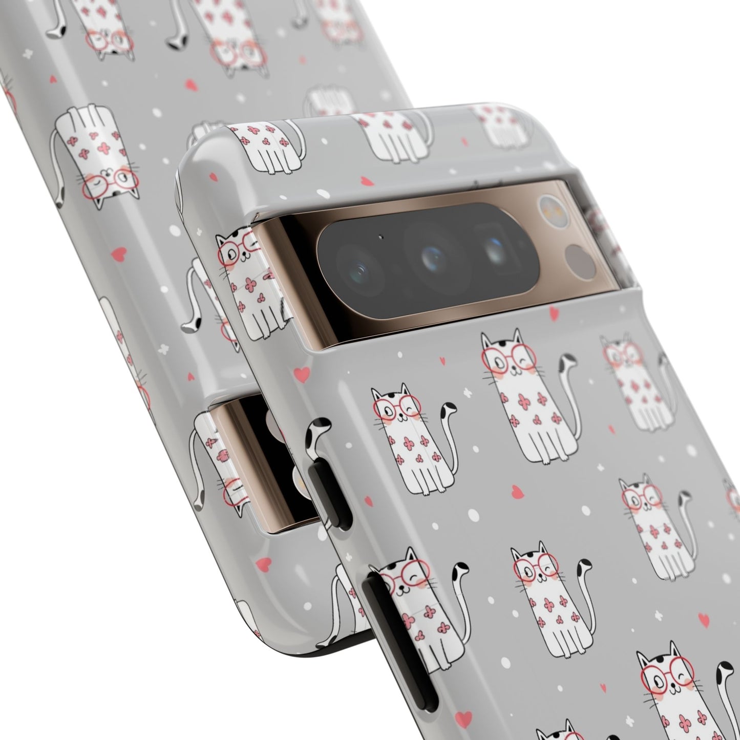 Durable Tough Phone Case, Stylish Glossy Cover, Trendy Cute Design, Perfect for Smartphone Use