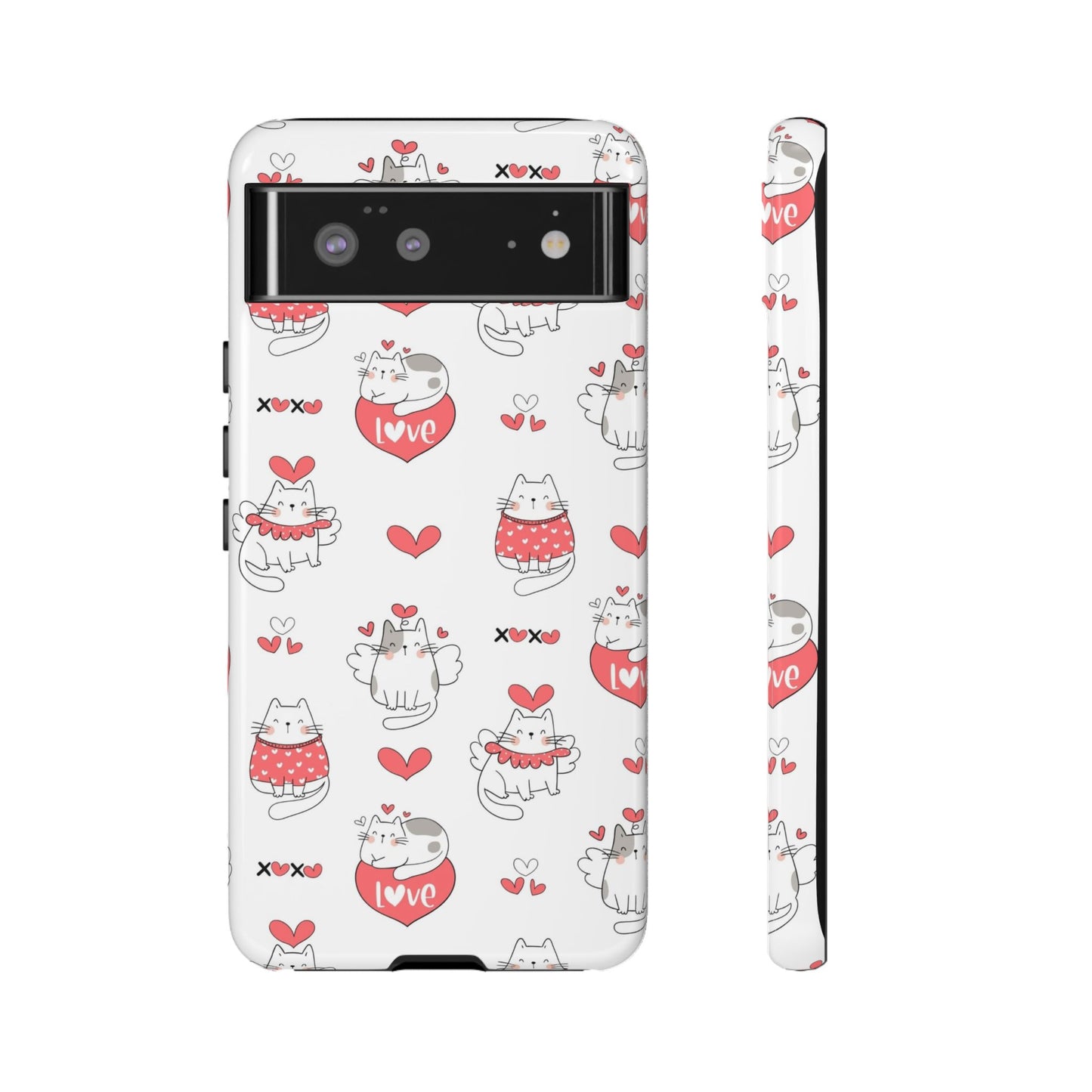 Durable Tough Phone Case, Trendy Glossy Cover, Stylish Cute Design, Perfect for Smartphone Protection