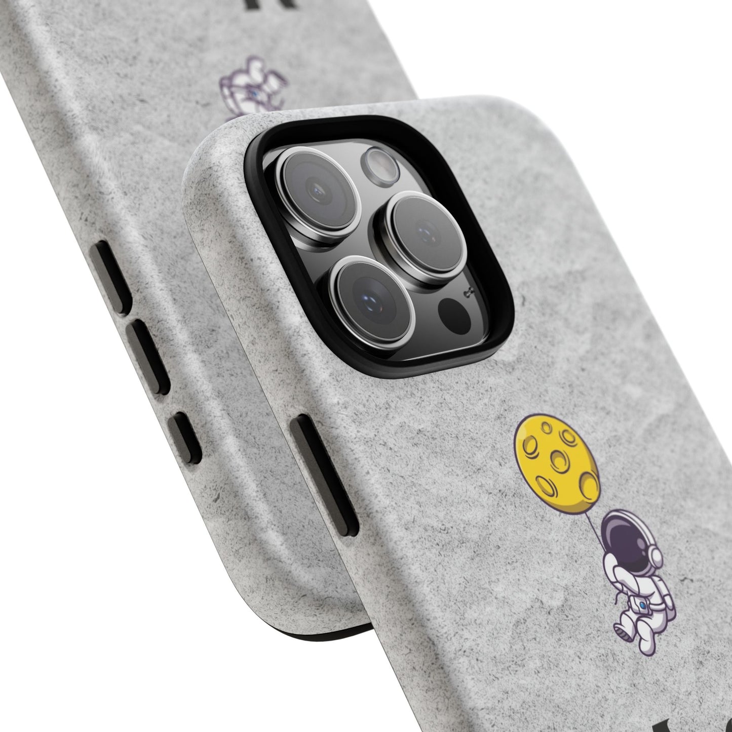 Astronaut Moon Phone Case - "Dust in My Veins" Durable Tough Case