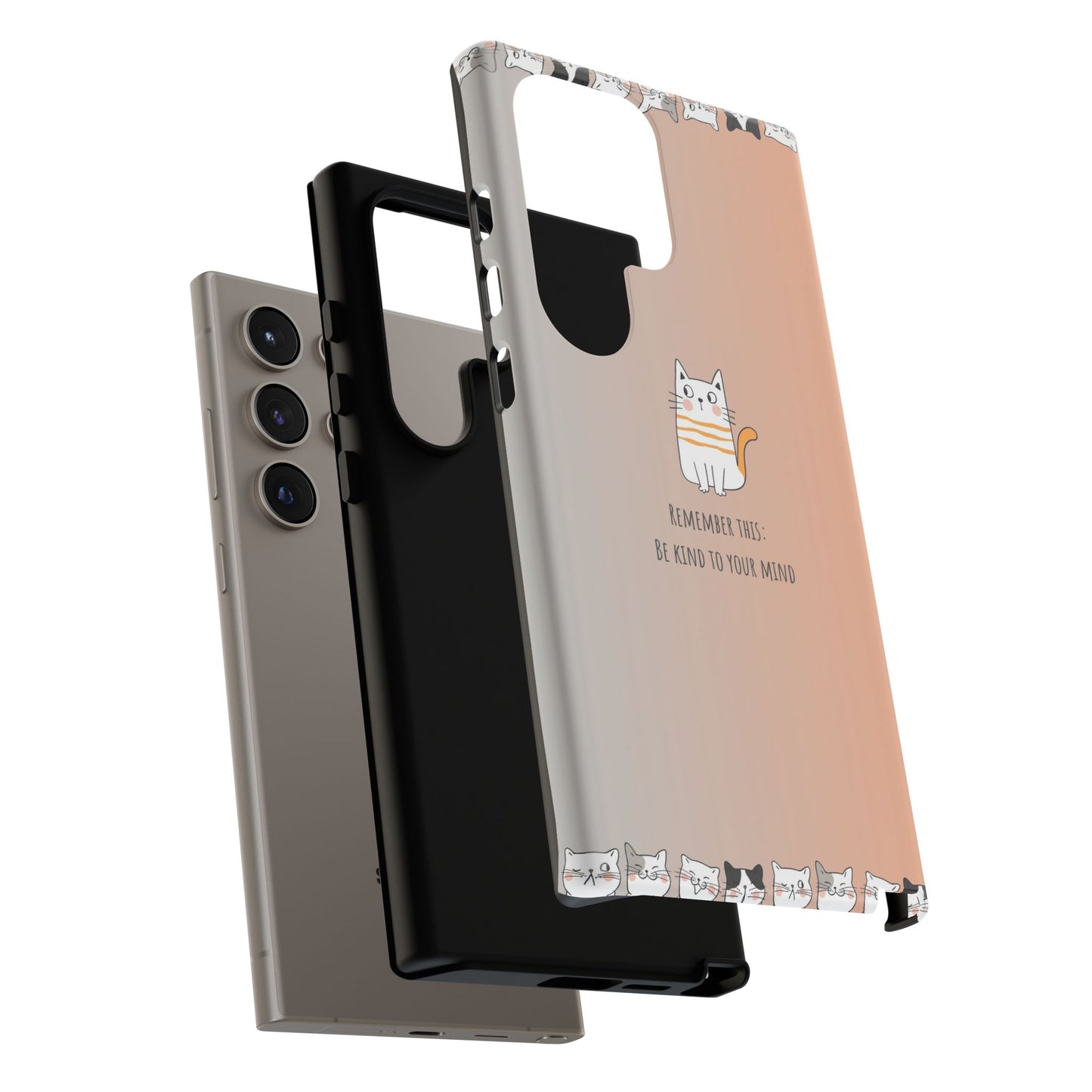 Durable Tough Phone Case, Cute Stylish Design, Glossy Trendy Cover for Smartphone Protection