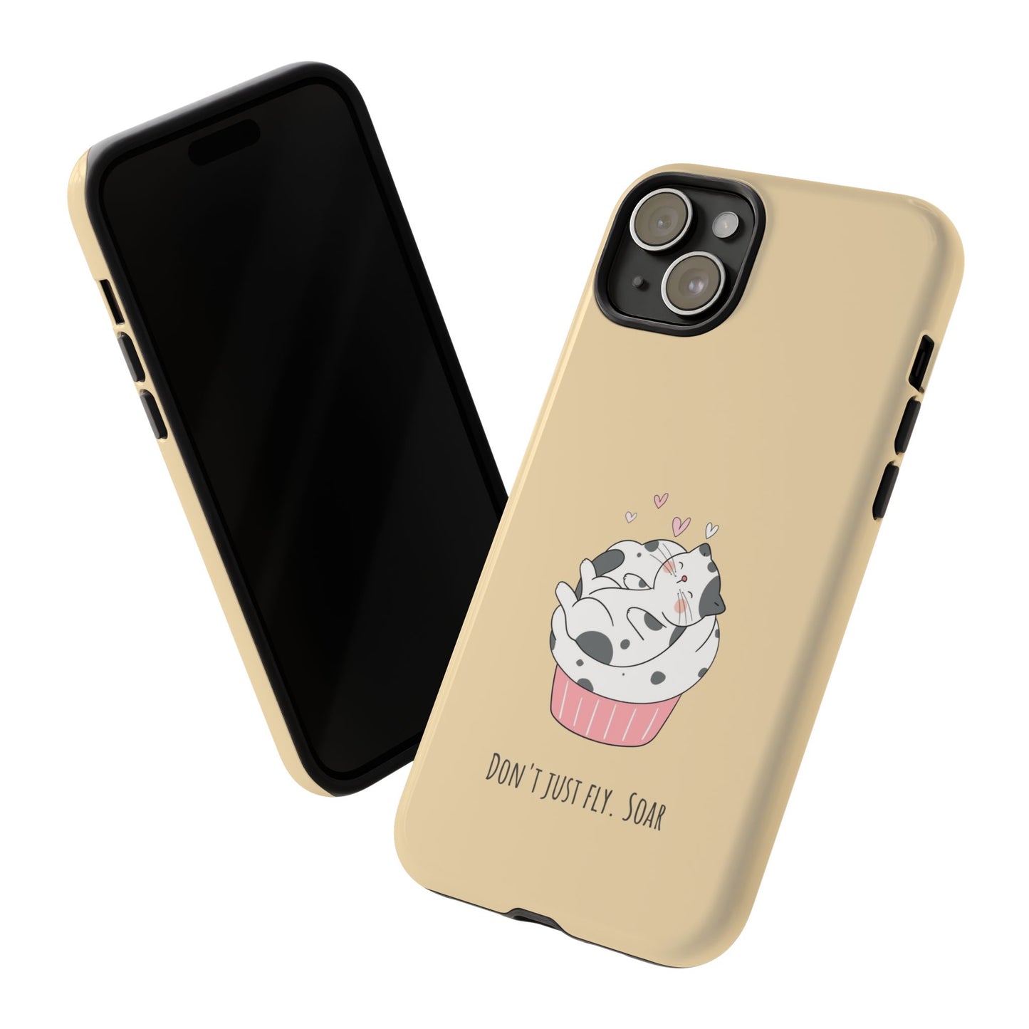 Tough Phone Case, Glossy Cute Design, Durable and Stylish, Trendy Smartphone Cover for Daily Use