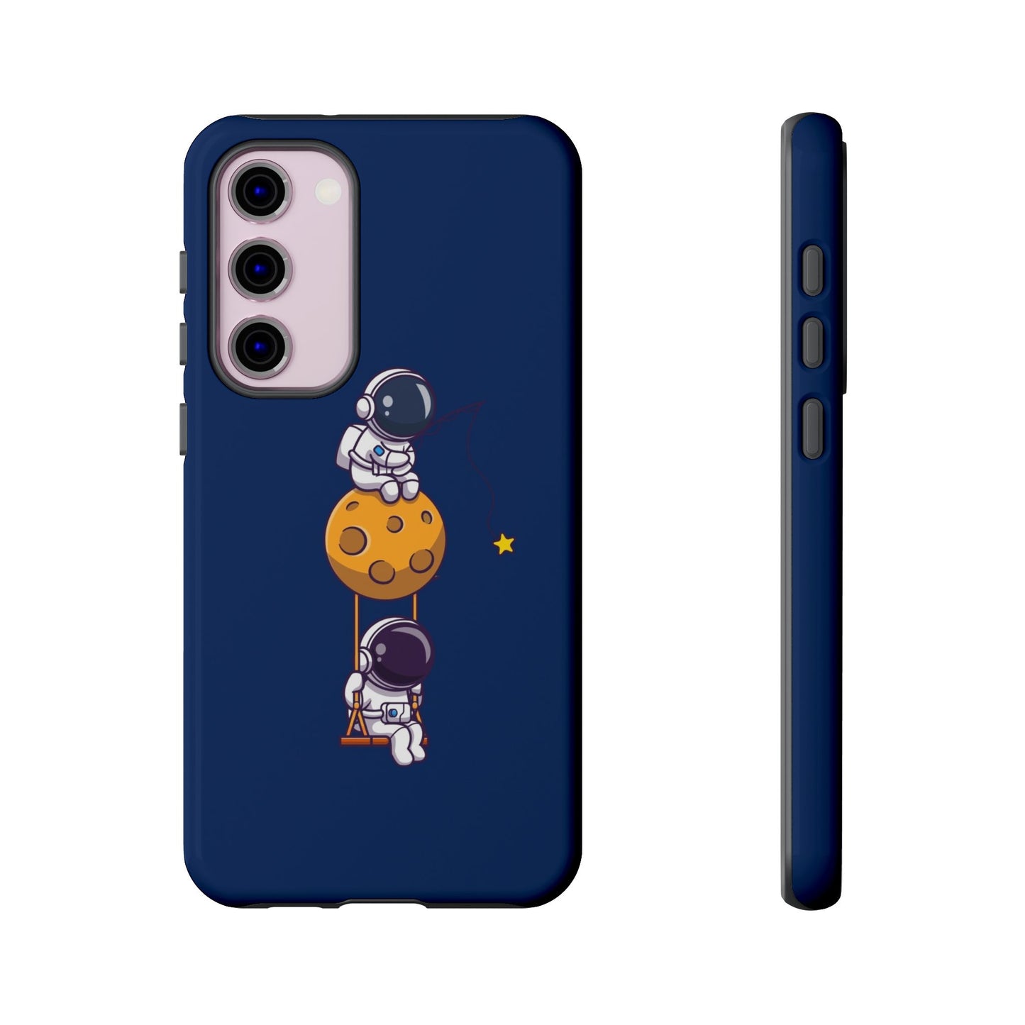 Astronaut Adventure Phone Case - Galaxy Design with Space Explorers