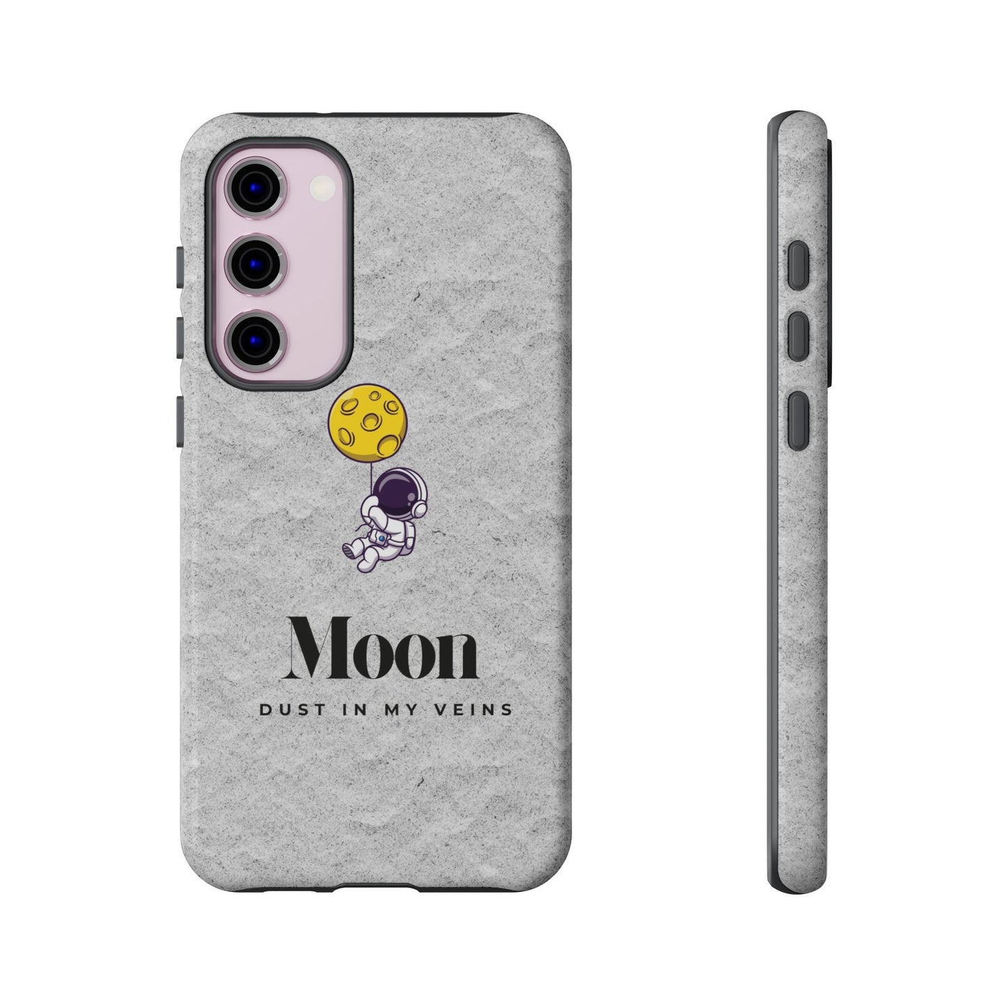 Astronaut Moon Phone Case - "Dust in My Veins" Durable Tough Case