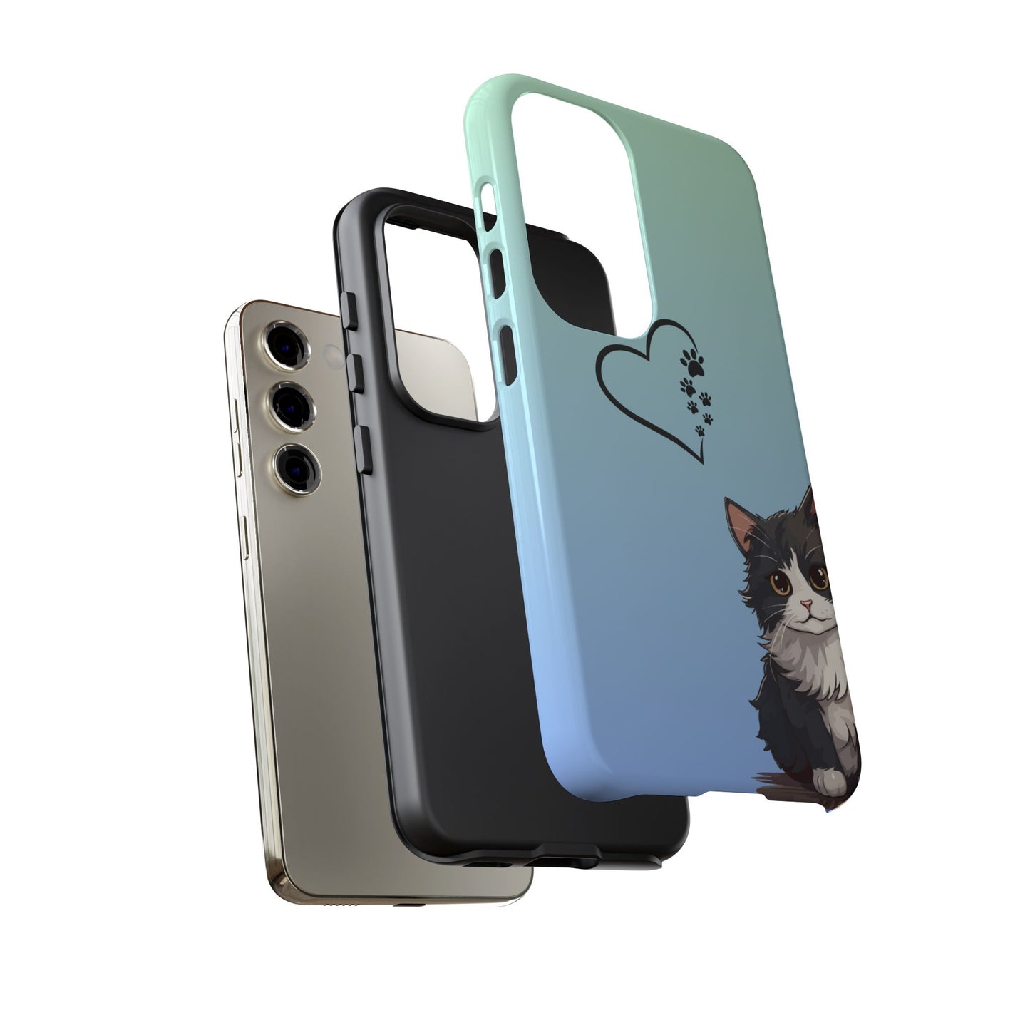 Tough Phone Case, Cute and Stylish Glossy Finish, Trendy Durable Design, Smartphone Protection