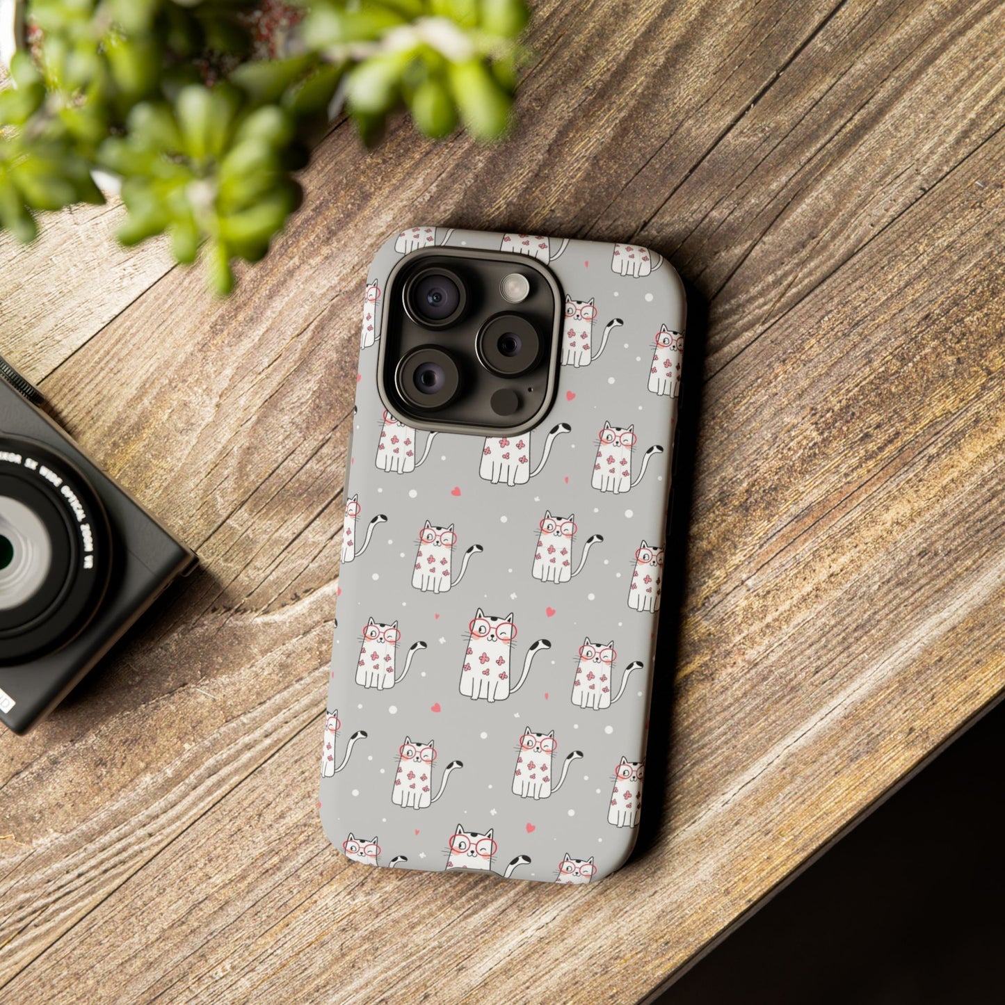Durable Tough Phone Case, Stylish Glossy Cover, Trendy Cute Design, Perfect for Smartphone Use