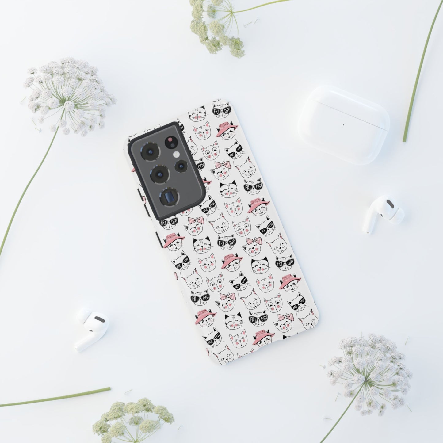 Durable Tough Phone Case, Stylish Glossy Finish, Trendy and Cute Smartphone Cover for Protection