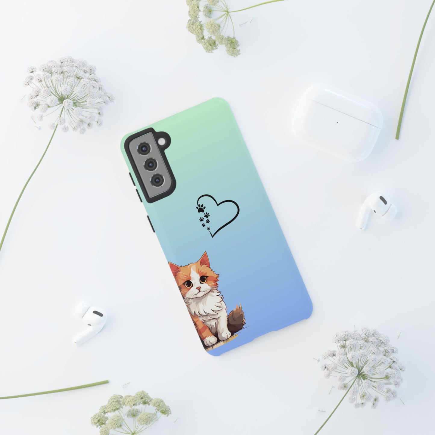 Trendy Tough Phone Case, Glossy Finish, Durable and Stylish, Cute Design for Smartphone Protection