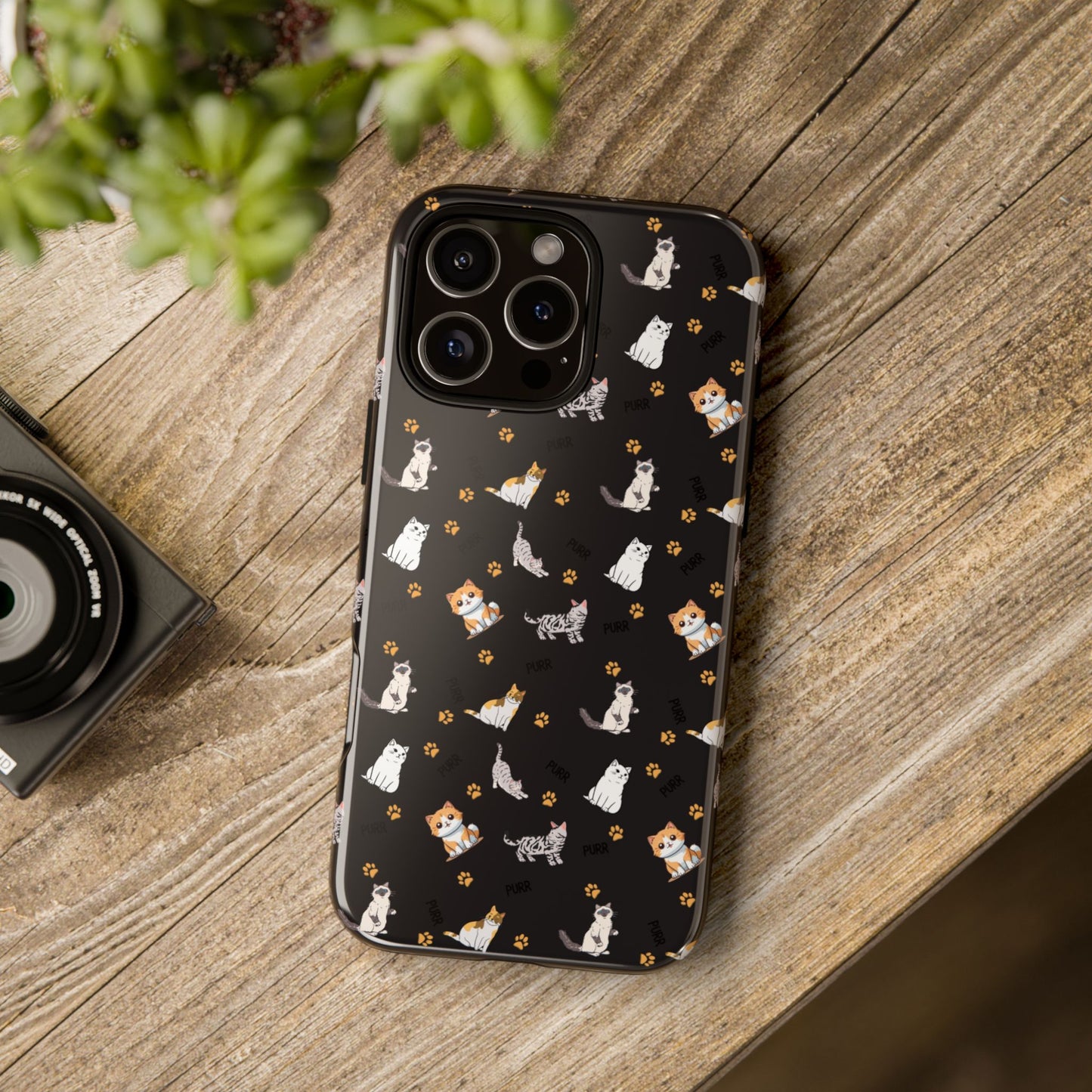 Durable Tough Phone Case, Stylish Glossy Finish, Trendy Cute Design, Everyday Protection for Smartphones