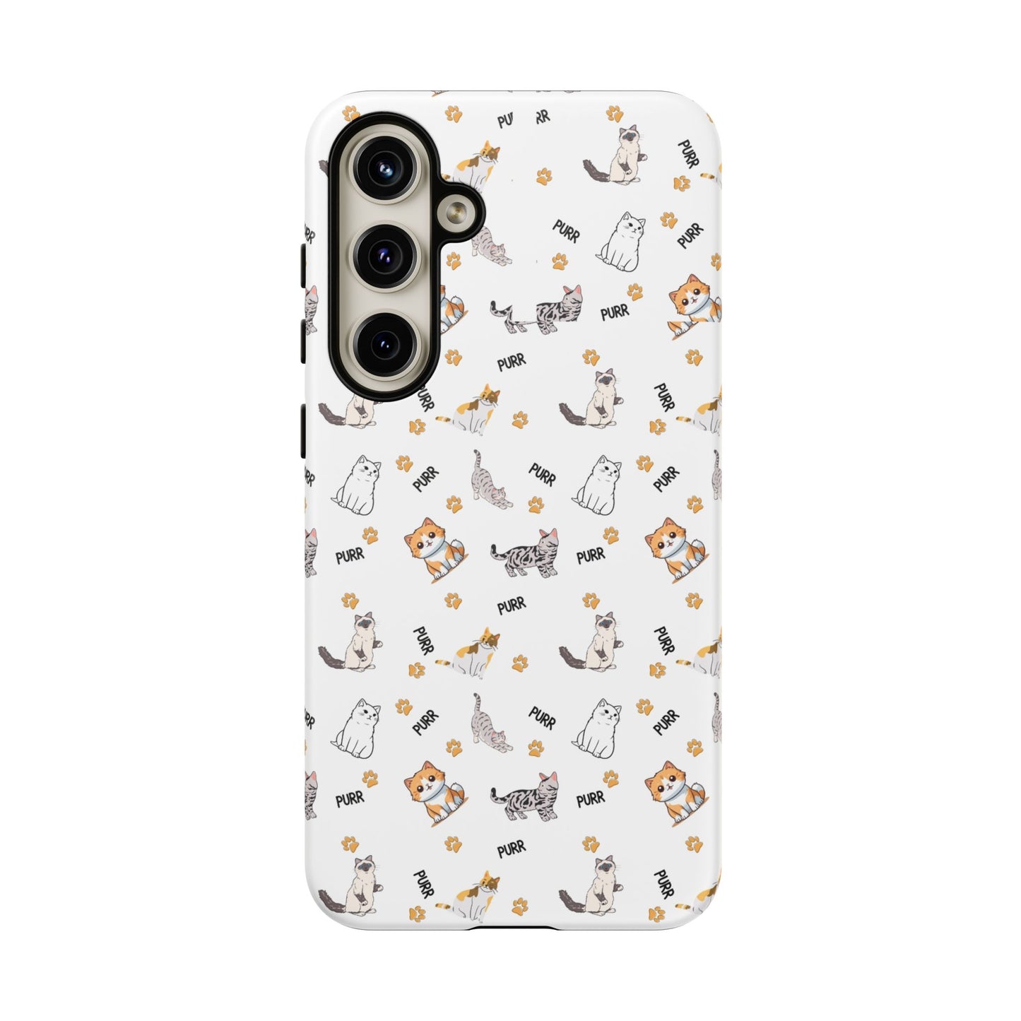 Tough Phone Case, Glossy Finish, Trendy and Cute, Durable Smartphone Protection for Daily Us