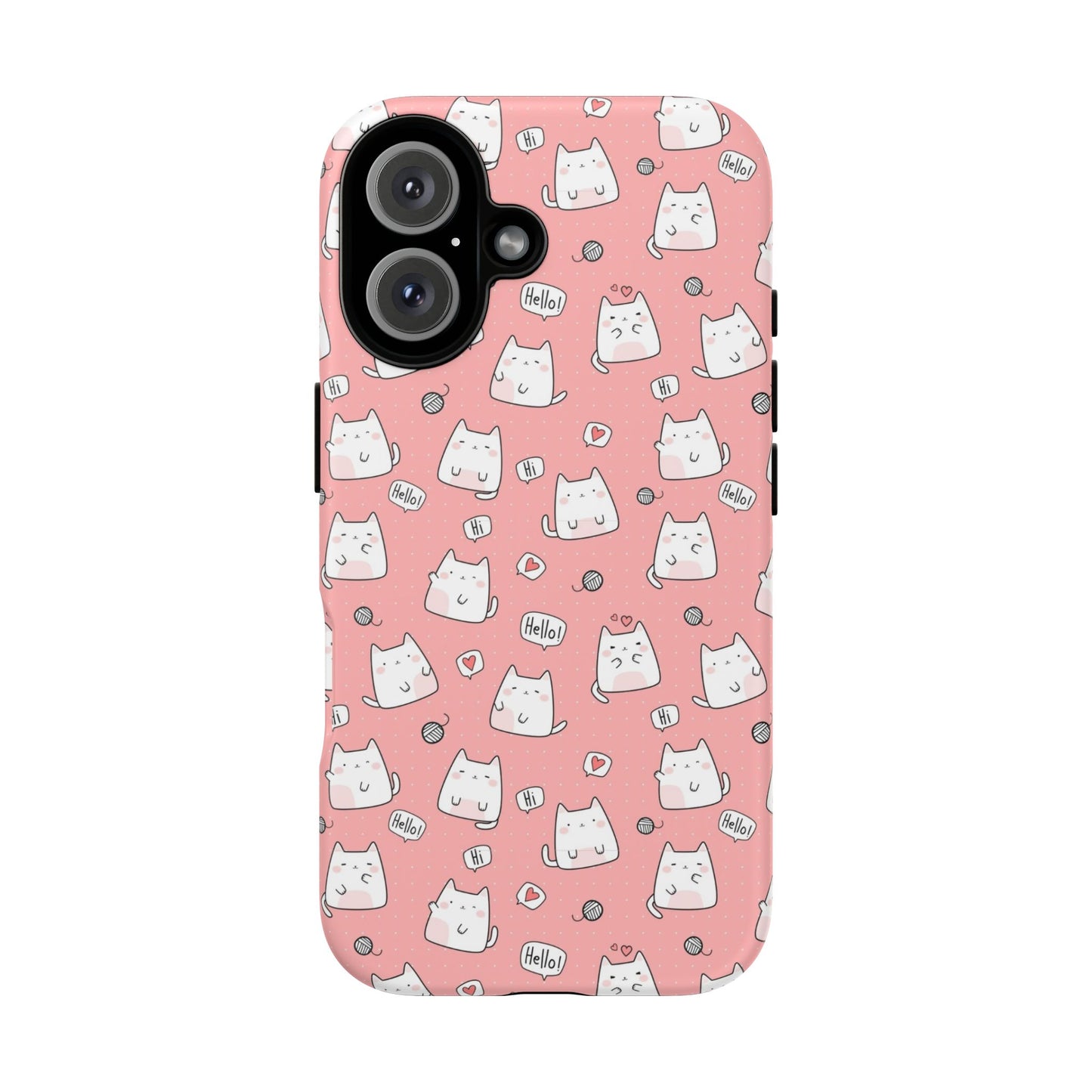 Tough Phone Case, Durable Glossy Cover, Trendy Stylish Design, Cute Protection for Smartphones