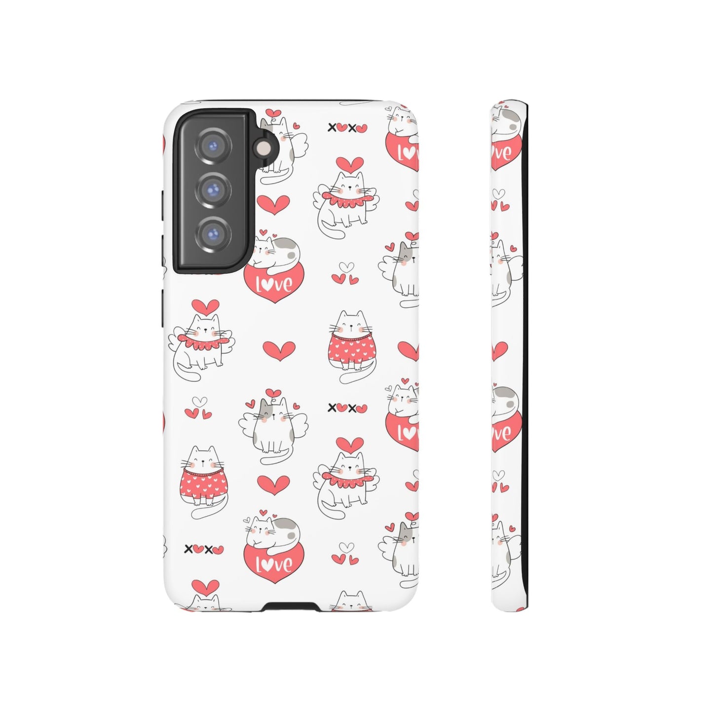 Durable Tough Phone Case, Trendy Glossy Cover, Stylish Cute Design, Perfect for Smartphone Protection