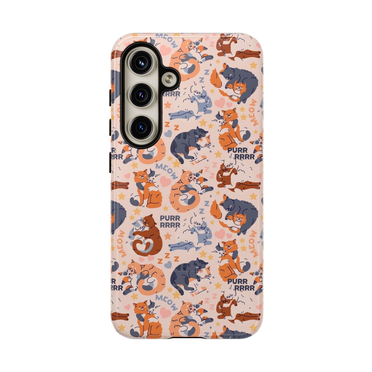 Durable Tough Phone Case, Trendy Cute Glossy Design, Stylish Smartphone Protection for Everyday Use