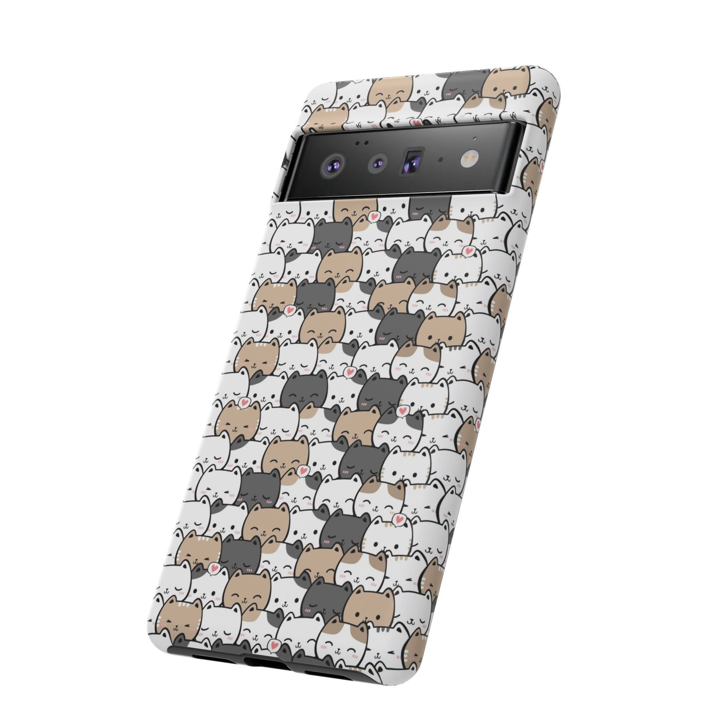 Tough Phone Case, Glossy Cute Finish, Durable and Stylish Design, Trendy Smartphone Protection